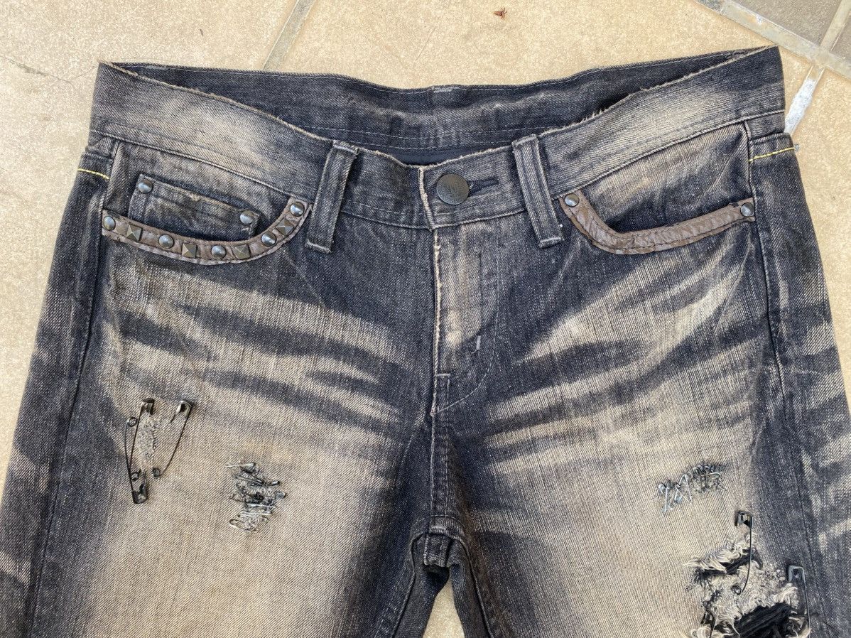 Murder License Murder Lincense Studded Flare Jeans Size US 35 - 9 Thumbnail