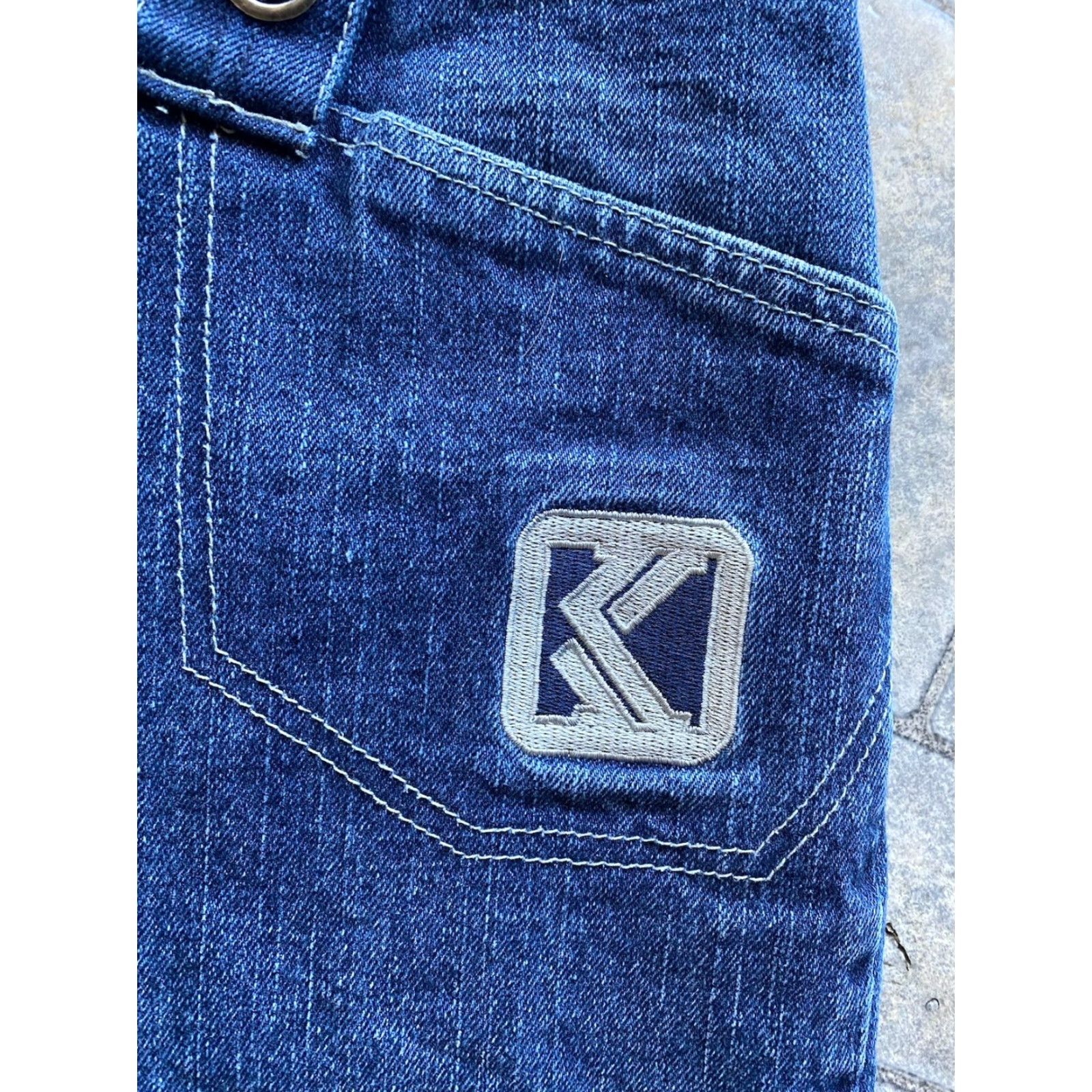 Denime VINTAGE Kani Denim Jeans Shorts Men 34 Blue DJ Embroidered Logo Headphone Size US 34 / EU 50 - 5 Thumbnail