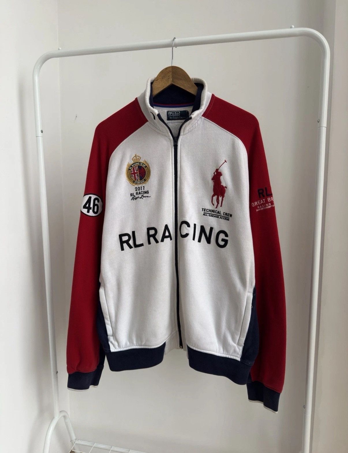 Polo Ralph Lauren VINTAGE POLO RALPH LAUREN RARE GREAT BRITAIN RACING JACKET Size US XL / EU 56 / 4 - 1 Thumbnail
