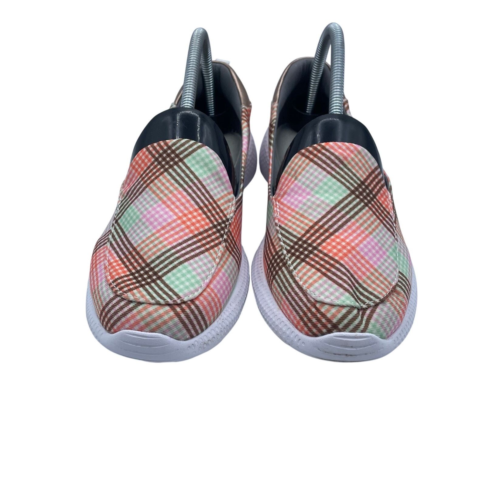 Lands' End Lands End Gatas Lightweight Slip On Shoes Plaid Womens 8 W Size US 8 / IT 38 - 3 Thumbnail