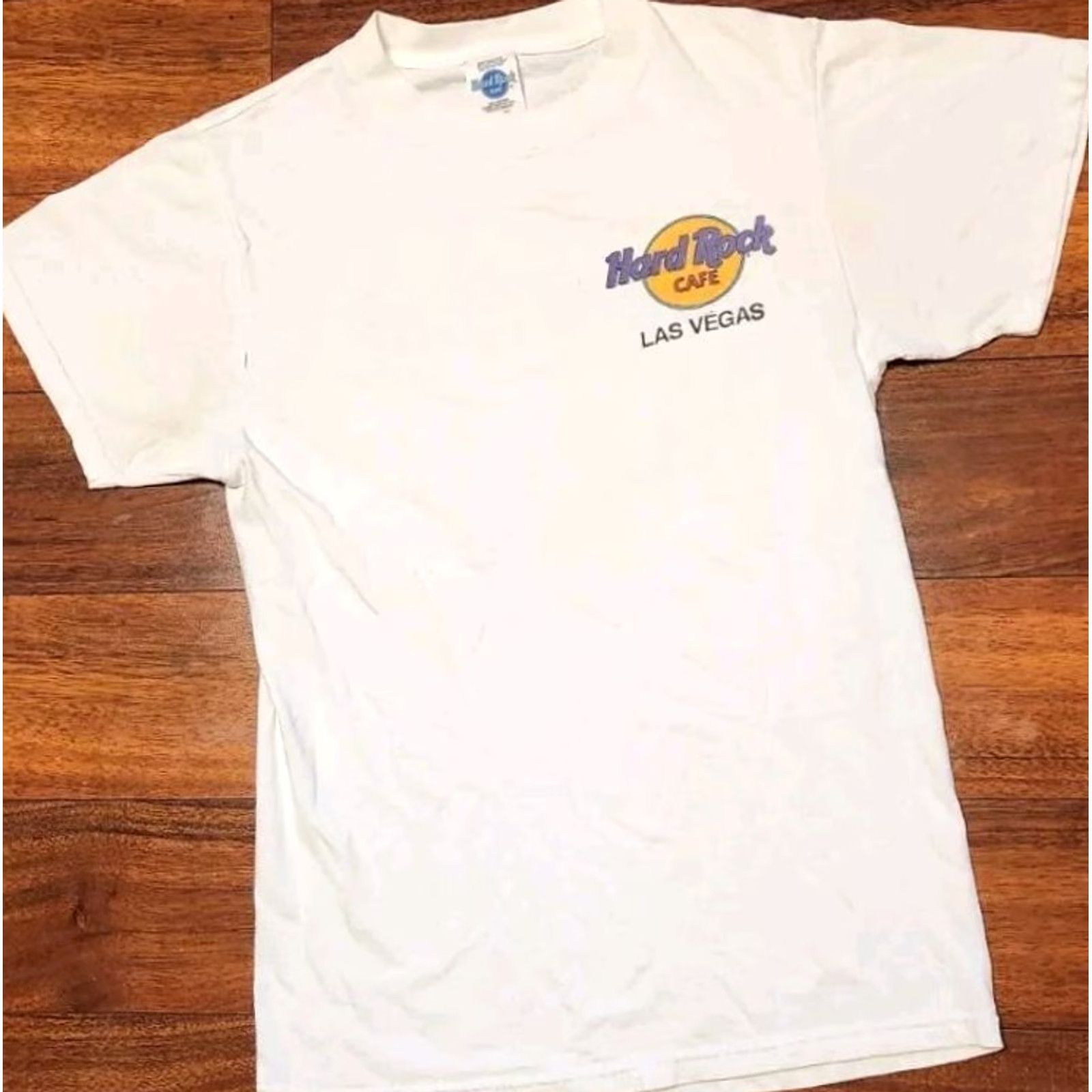 Hard Rock Cafe HARD ROCK CAFE Shirt Las Vegas Vintage USA MADE Small White Unisex 1990s Graphic Tee Mens WomenS Girls Boys Size US S / EU 44-46 / 1 - 6 Thumbnail