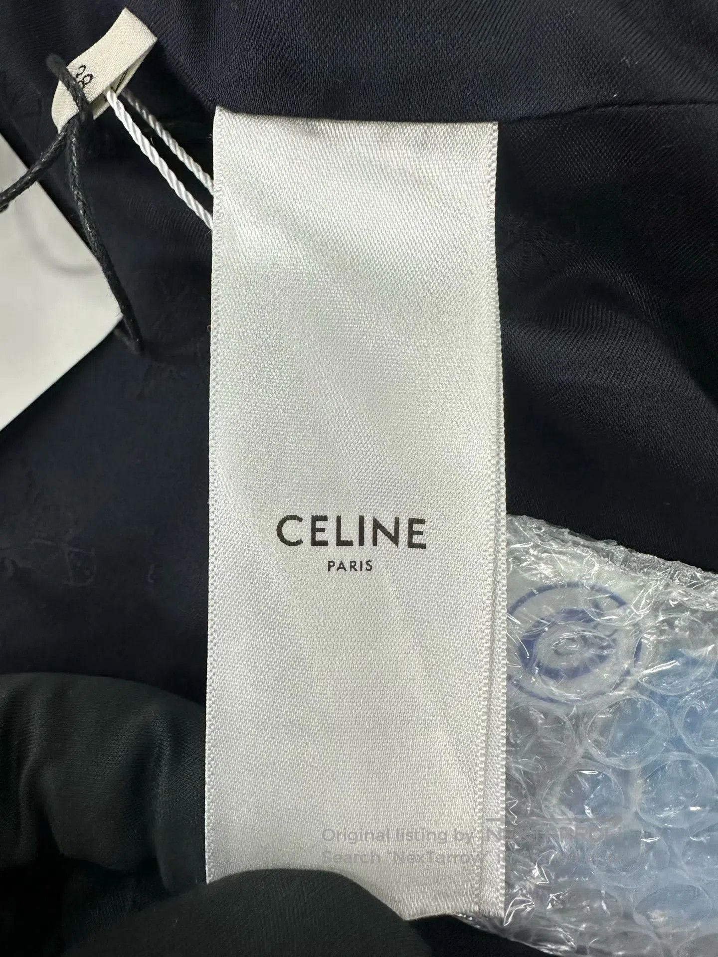 Celine CELINE Black Gray Gold Button Wool Tweed Jacket| Size XS / US 0-2 / IT 36-38 - 4 Thumbnail