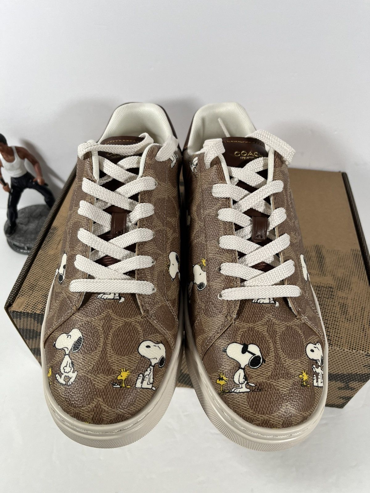 Coach × Disney NEW Coach X Peanuts Men's Sneaker Signature Canvas Shoes Size US 12 / EU 45 - 3 Thumbnail