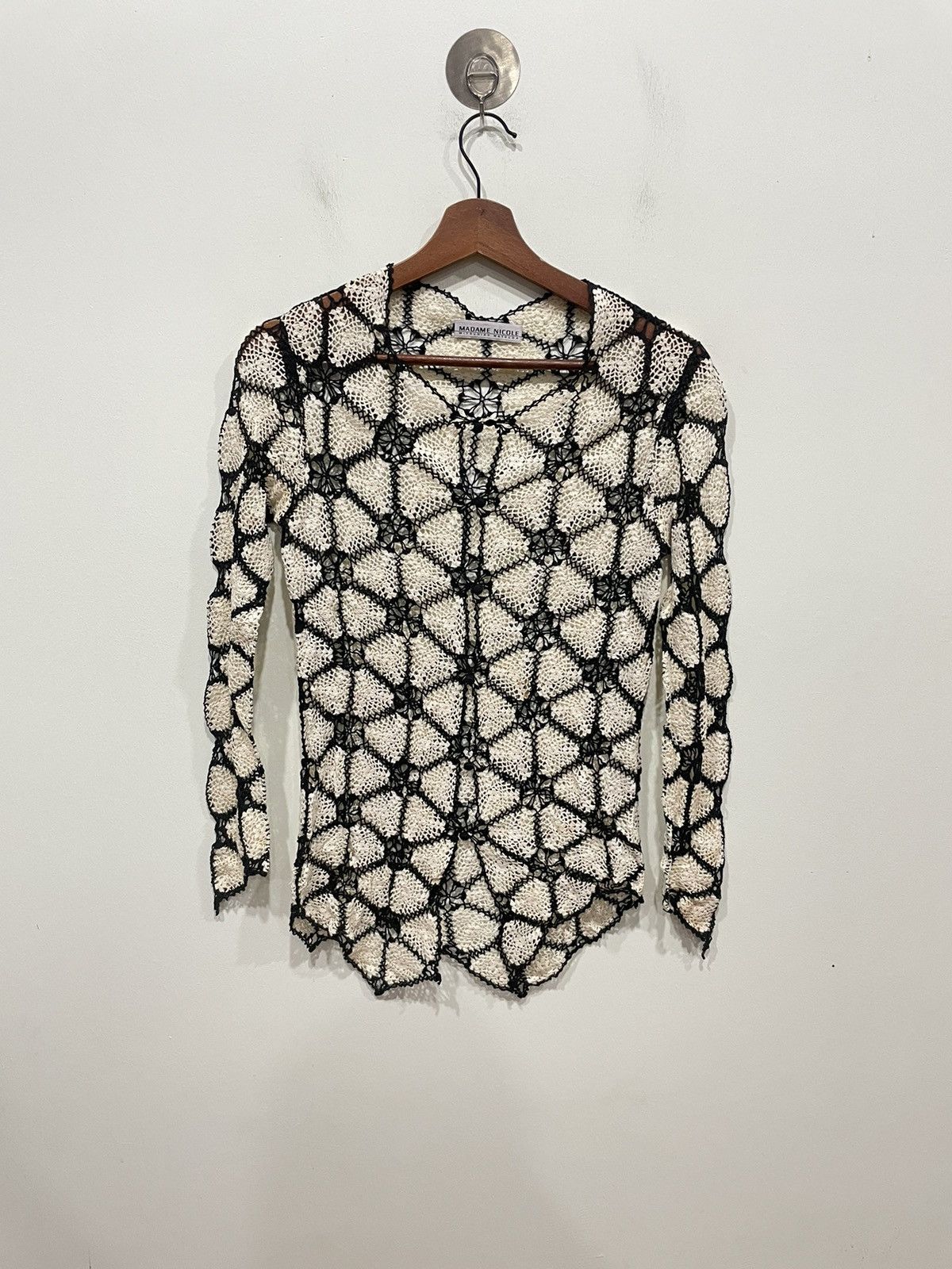 Designer × Japanese Brand × Matsuda Madam Nicole Mitsuhiro Matsuda Crochet Top Size ONE SIZE - 1 Thumbnail