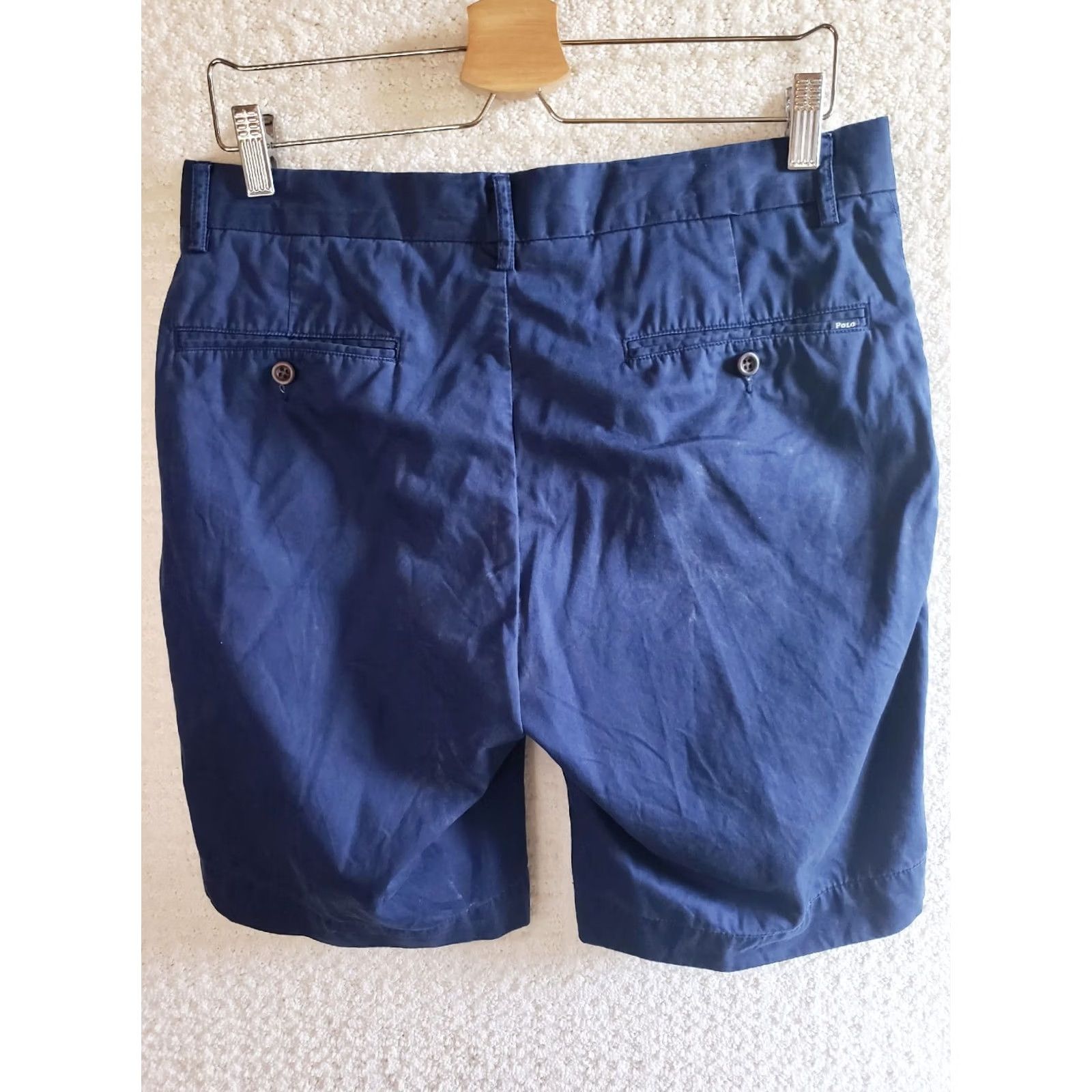 Polo Ralph Lauren Polo Ralph Lauren Mens Navy Blue Performance Classic Fit Shorts 32x9.5 Polo RL Shield Baggy? Size US XS / EU 42 / 0 - 4 Thumbnail
