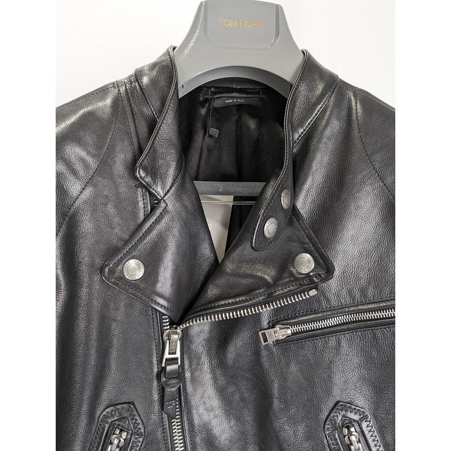 Tom Ford o1rshd1 Outerwear Other Leather Jacket in Black Size US M / EU 48-50 / 2 - 3 Thumbnail