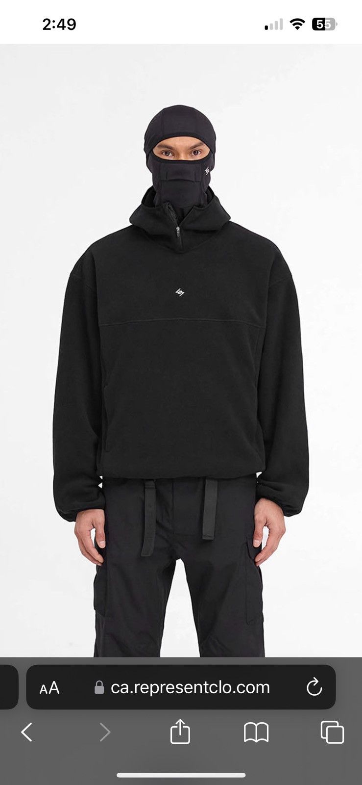 Represent Clo. Represent 247 Fleece Hoodie Size US L / EU 52-54 / 3 - 9 Thumbnail