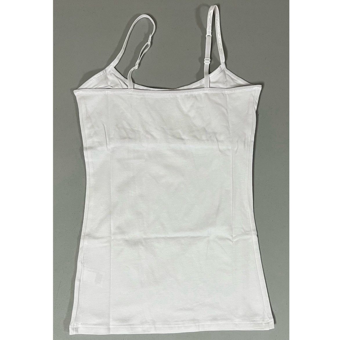 Sonoma SO White Shelf-Bra Cami Camisole Tank Top Shirt Size XS 🤍 Size XS / US 0-2 / IT 36-38 - 4 Thumbnail