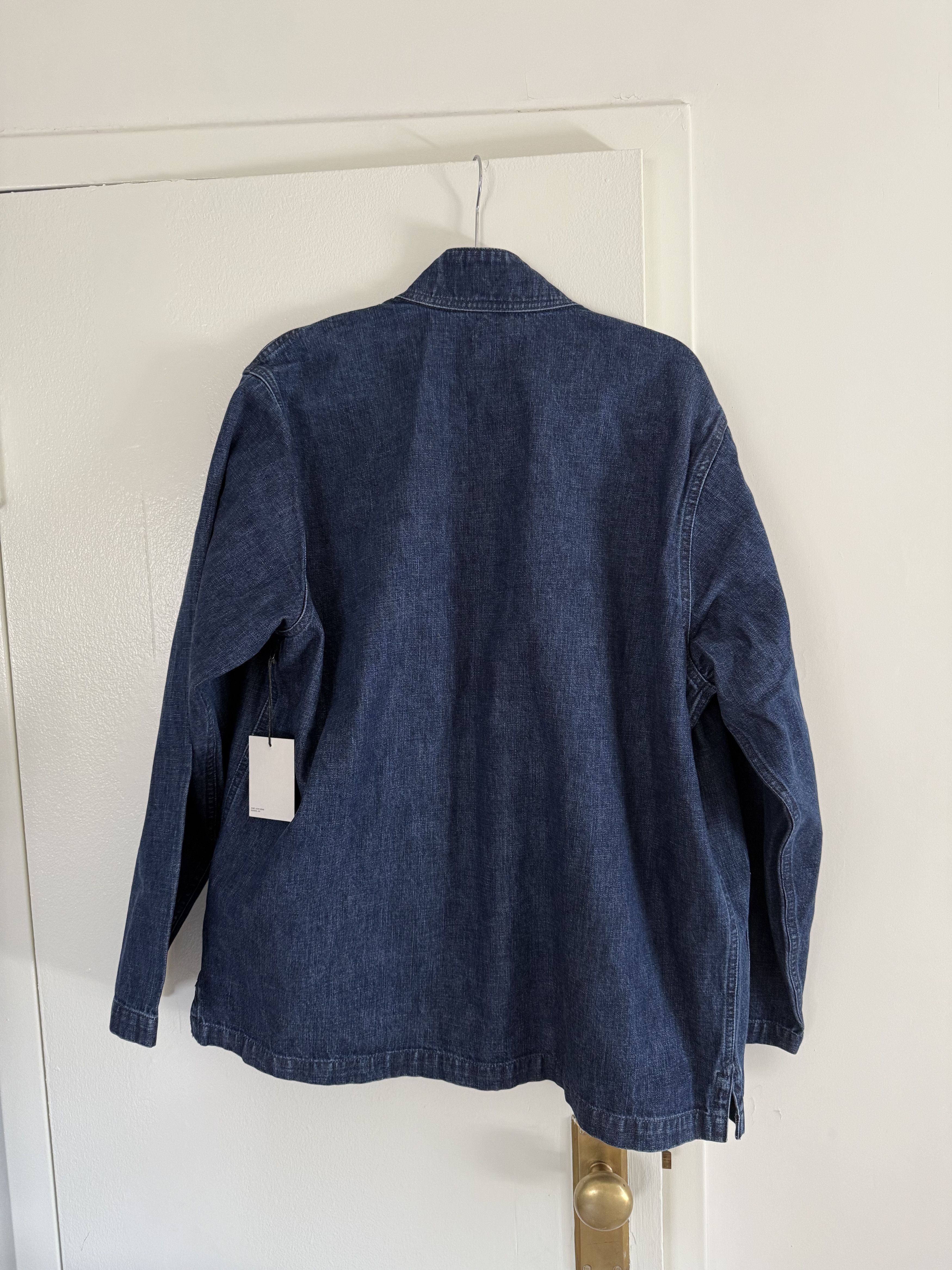Aime Leon Dore Aime leon dore Collarband denim jacket Navy size LARGE Size US L / EU 52-54 / 3 - 7 Thumbnail