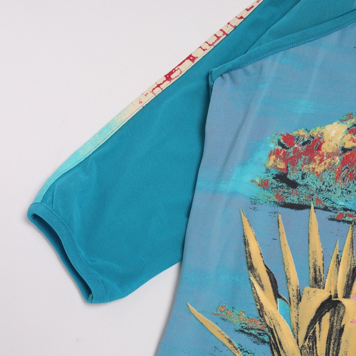 Other Save The Queen Mesh/Polyamide Printed Top Avantgarde Size S / US 4 / IT 40 - 13 Thumbnail