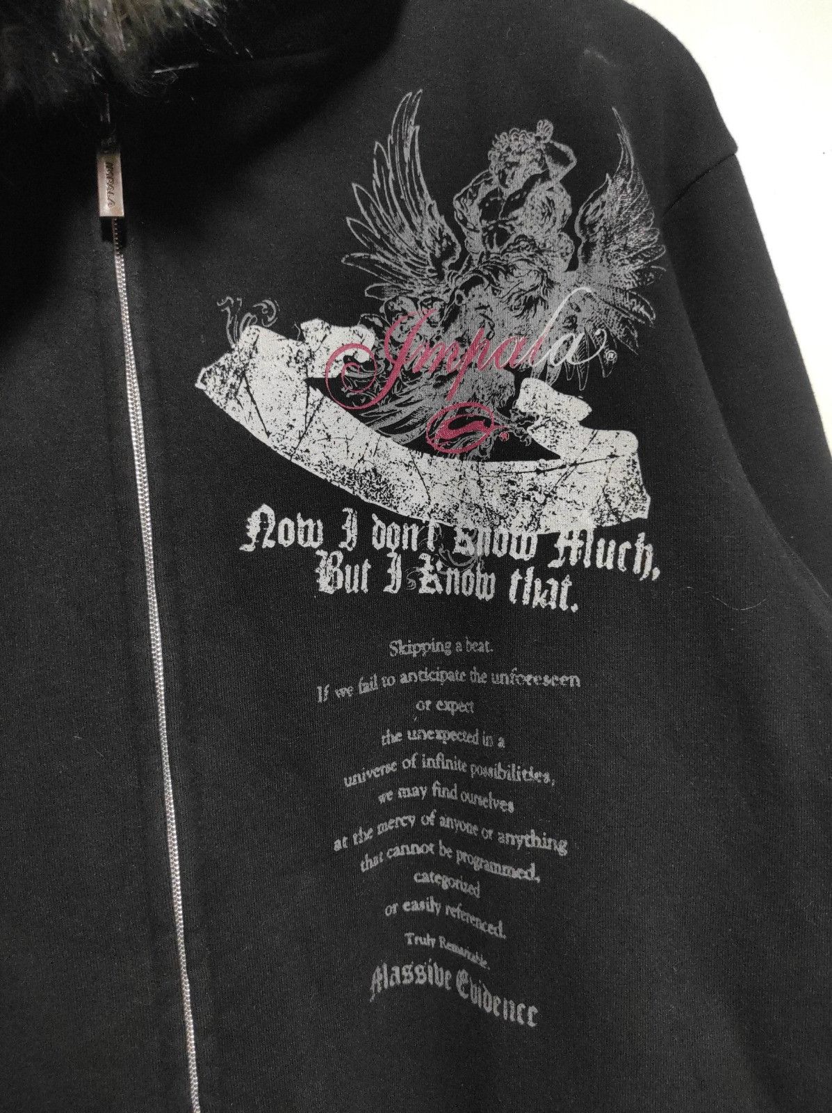 Japanese Brand Impala poem zip fur hoodie ifsix LGB style Size US L / EU 52-54 / 3 - 6 Thumbnail