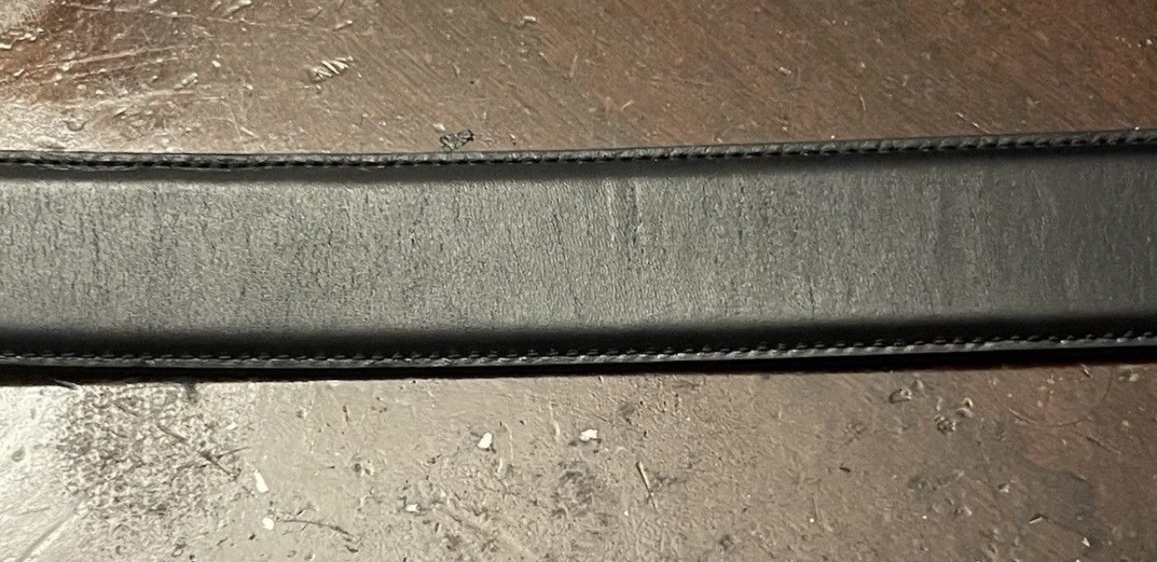 Allen Edmonds Allen Edmonds 102/40 39501 Leather Belt Made Size 40 Black Size 40 - 4 Thumbnail