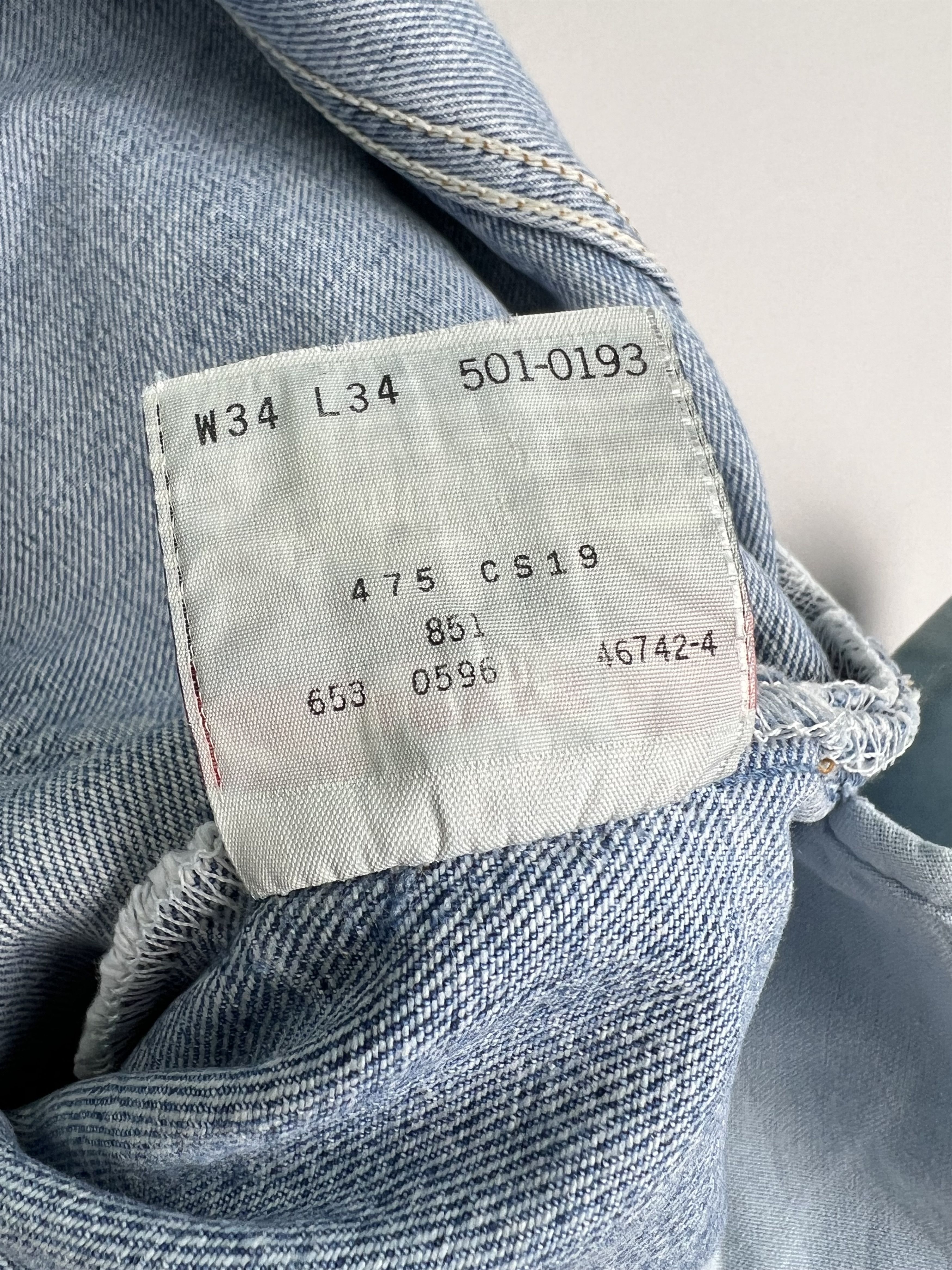 Levi's × Levi's Vintage Clothing × Vintage Levis 501 Vintage Jeans Light Wash Made In Usa W34 Size US 34 / EU 50 - 7 Thumbnail