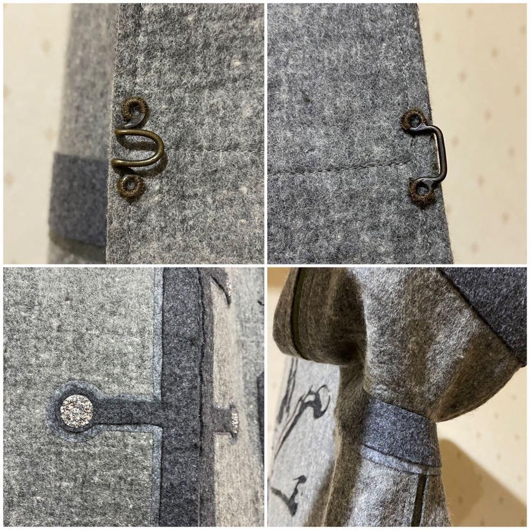 Undercover UNDERCOVER Napoleon Jacket Back Skull Print Gray Size M Size US M / EU 48-50 / 2 - 9 Thumbnail