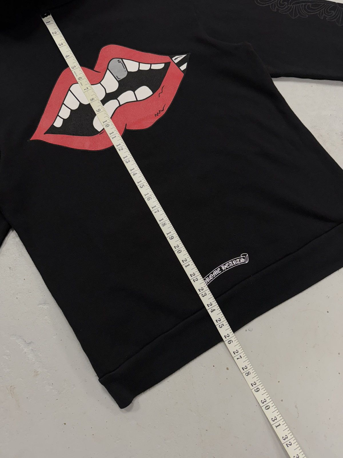 Chrome Hearts Chrome Hearts Matty Boy Horseshoe Lips Hoodie Black Medium Size US M / EU 48-50 / 2 - 9 Thumbnail