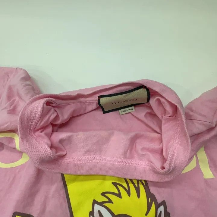 Gucci Gucci Love Parade Cartoon Pink T-Shirt-2507 Size S / US 4 / IT 40 - 2 Thumbnail