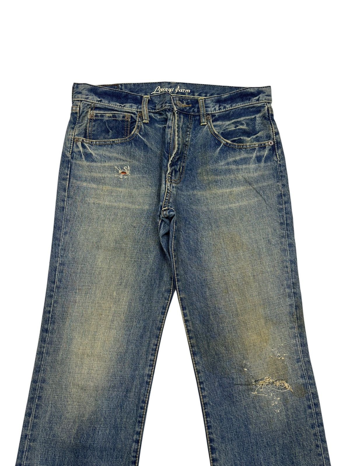 Kapital Vintage Lowrys Farm Rusty Denim Jeans Size US 34 / EU 50 - 5 Thumbnail