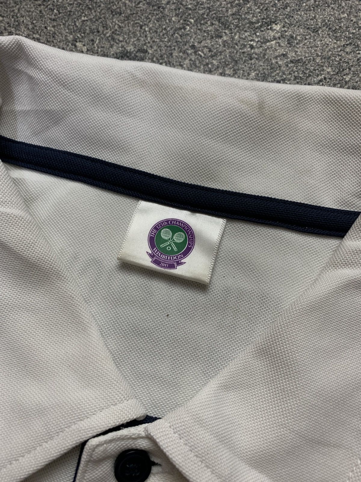 Sports Specialties 🐍 SOLD 🐍 Wimbledon The 125th Championships Polo Size US L / EU 52-54 / 3 - 7 Thumbnail