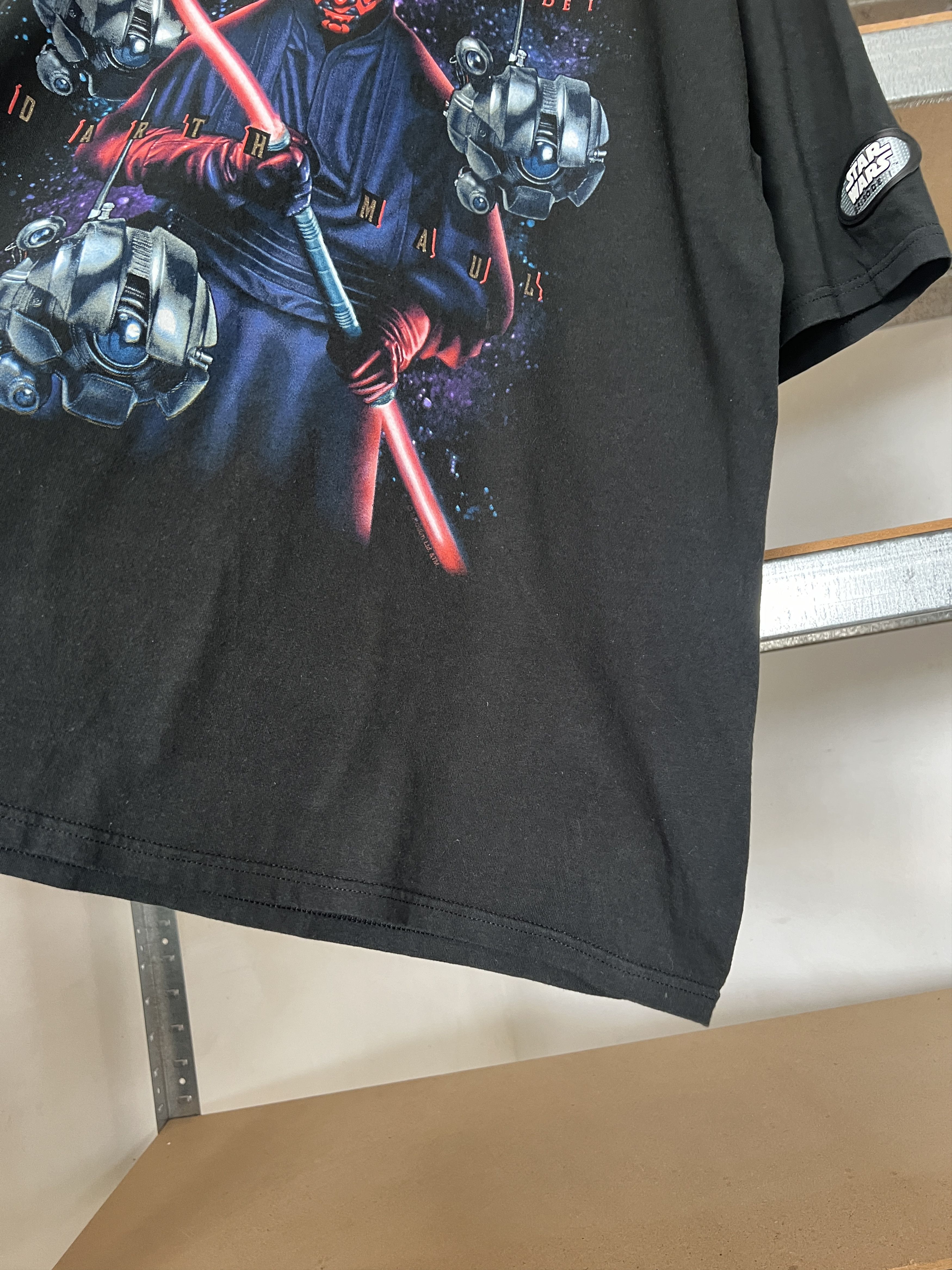 Vintage Vintage 90s Star Wars Darth Maul Episode 1 Movie T-shirt Size US XL / EU 56 / 4 - 11 Thumbnail