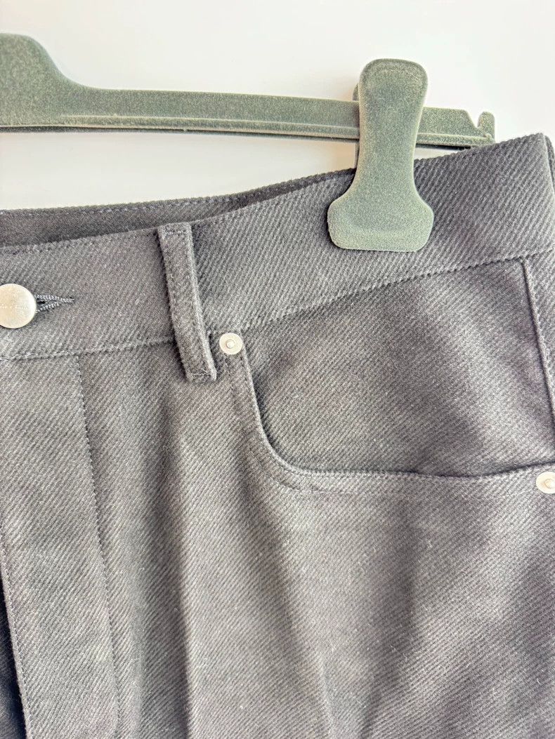 Rick Owens Rick owens Black Wide Leg Jeans Size US 32 / EU 48 - 4 Thumbnail