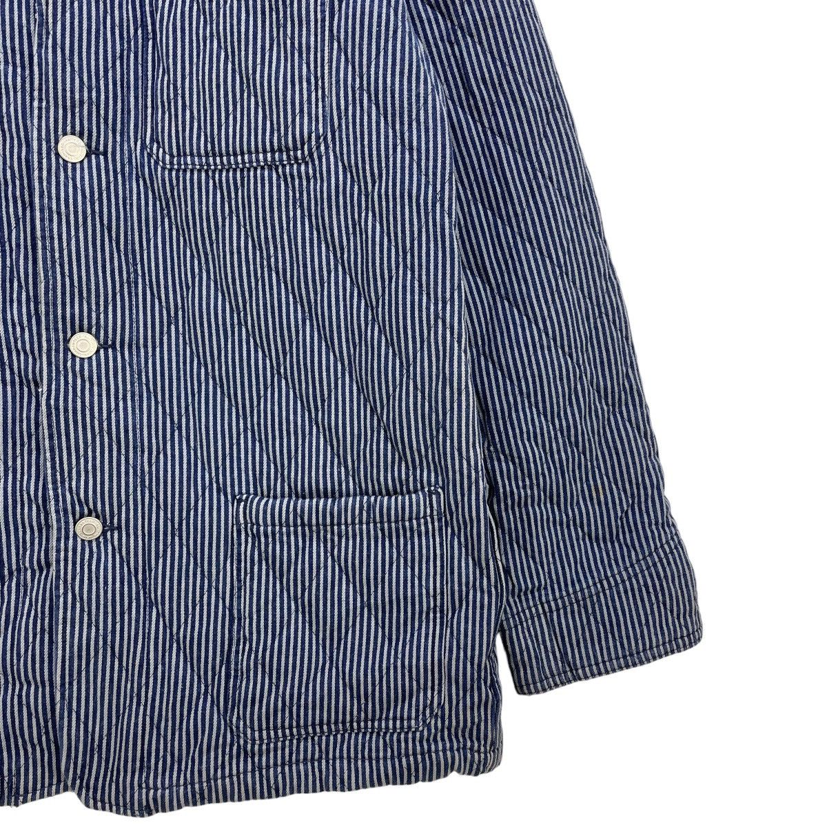 Japanese Brand Hikory Stripe Recipro Jacket Quilted Size US M / EU 48-50 / 2 - 5 Thumbnail