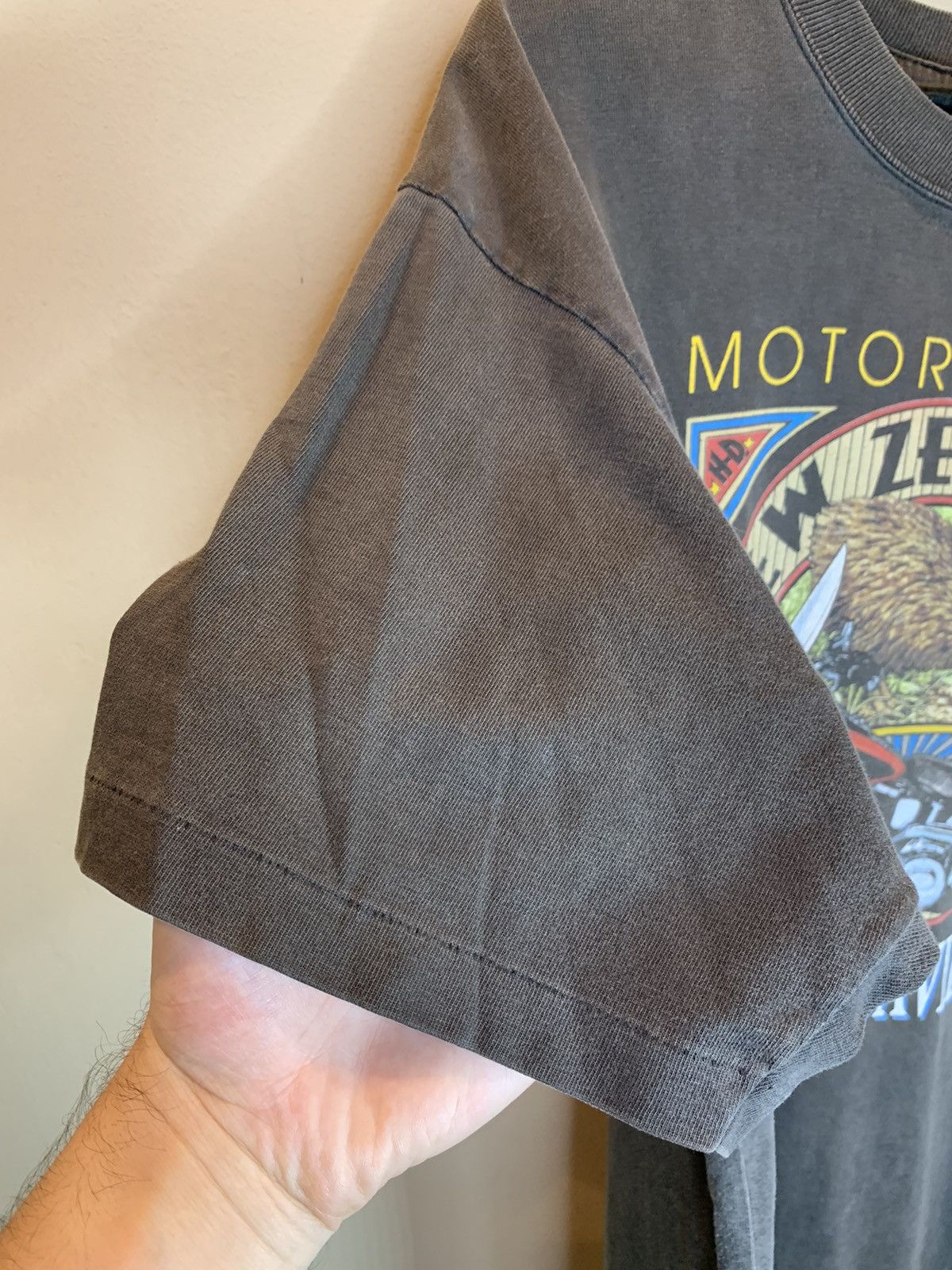 Harley Davidson *RARE* Vintage 90’s Harley Davidson New Zealand Kiwi T-Shirt Size US L / EU 52-54 / 3 - 4 Thumbnail