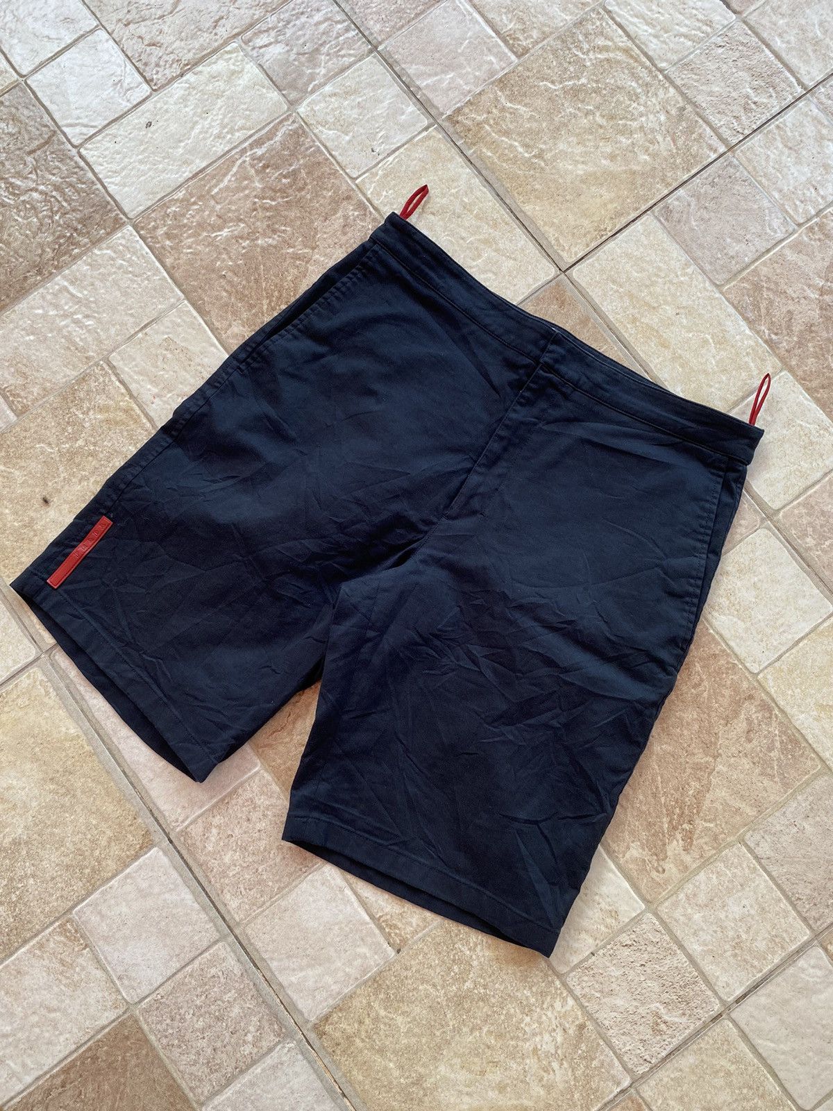 Prada Prada Sport Short Linea Rossa Navy Size US 34 / EU 50 - 2 Thumbnail