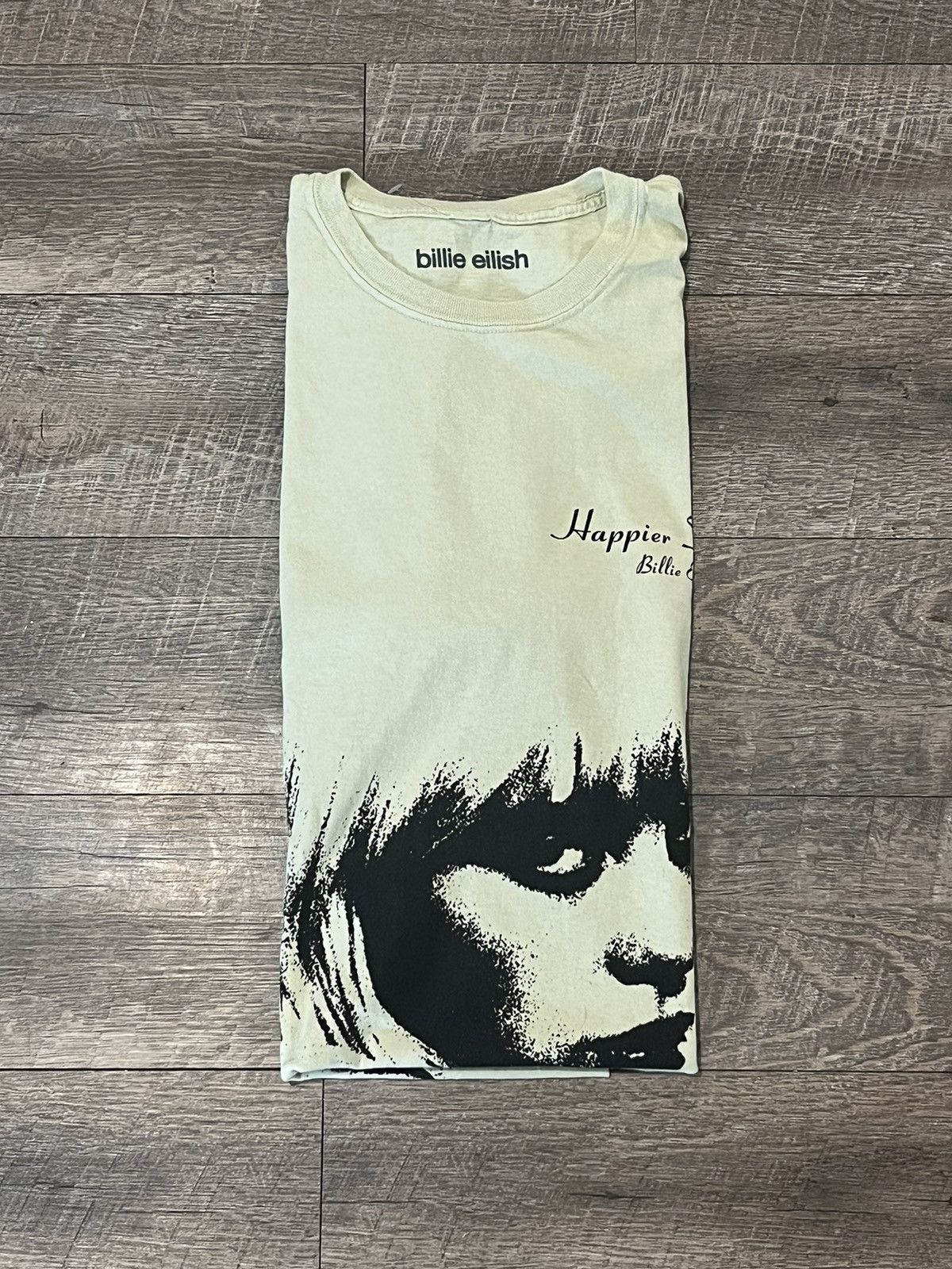 Band Tees Billie Eilish Happier Than Ever Tee Shirt Size XL Size US XL / EU 56 / 4 - 5 Thumbnail