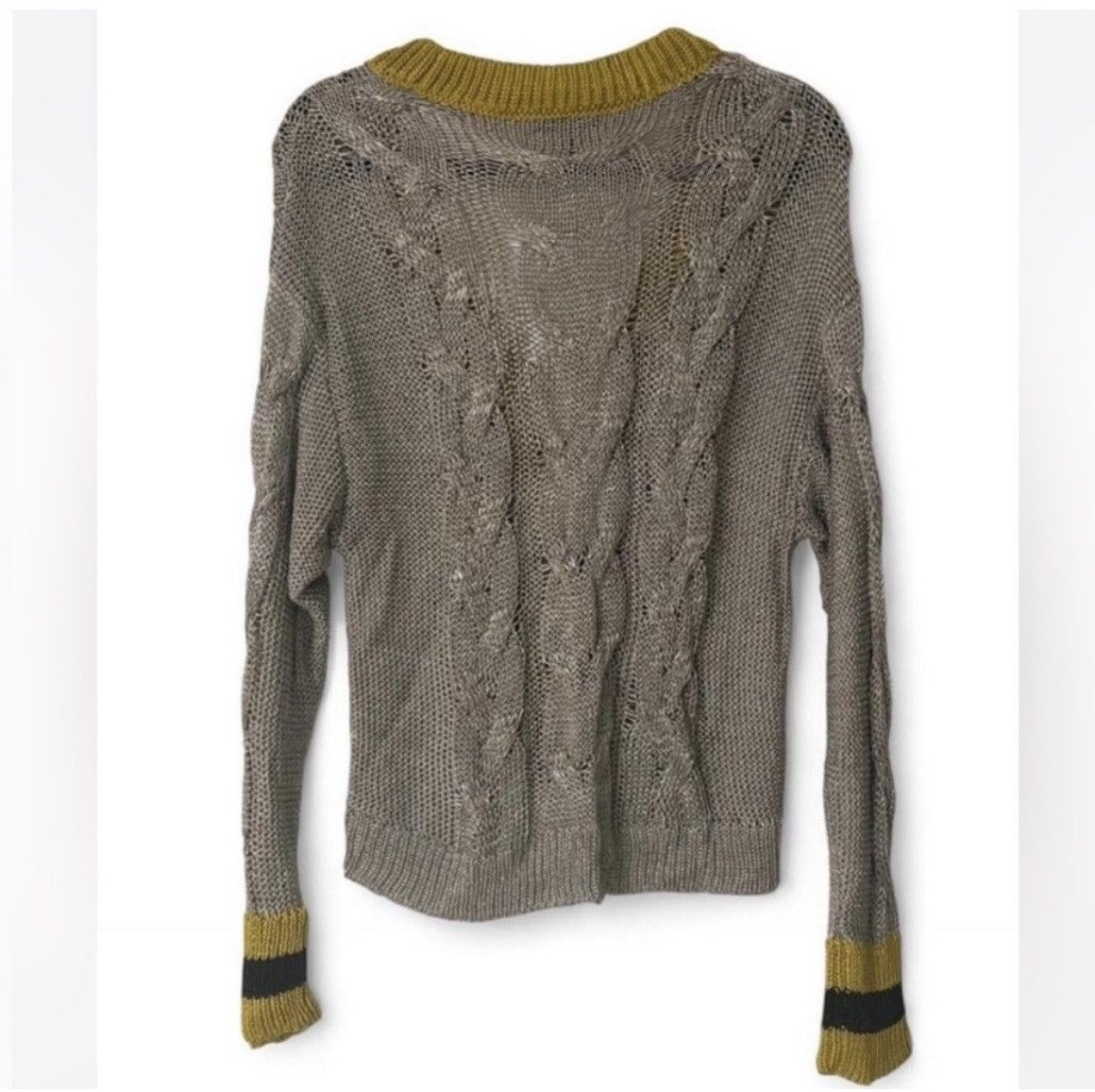 Rag & Bone Rag & Bone Emma Cropped V-Neck Sweater Size M / US 6-8 / IT 42-44 - 2 Thumbnail