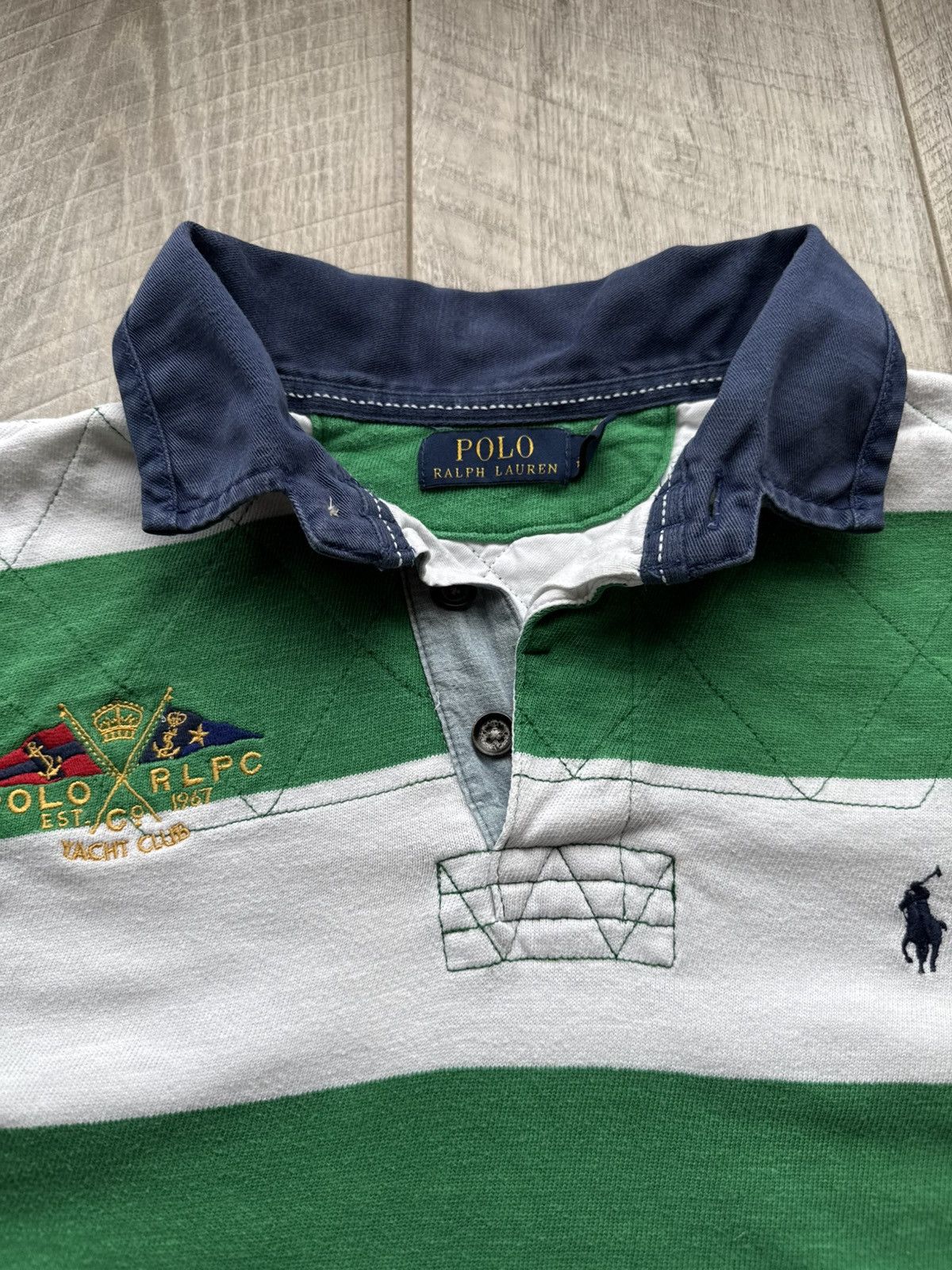 Polo Ralph Lauren Polo Ralph Lauren Yacht Club vintage long sleeve polo pony Size US L / EU 52-54 / 3 - 5 Thumbnail