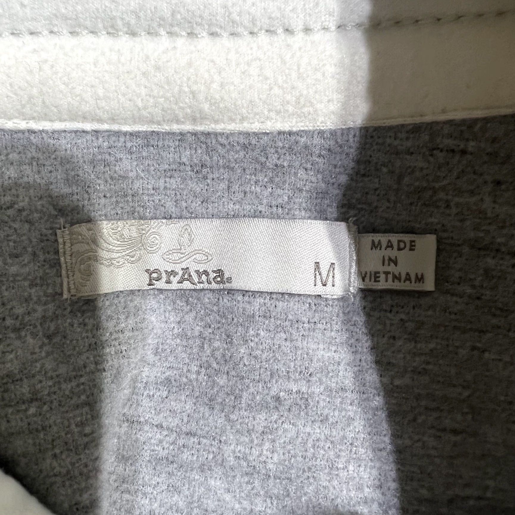 Prana prAna Jacket Womens M Wool White Sherpa Fleece Pullover Basic Size M / US 6-8 / IT 42-44 - 6 Thumbnail