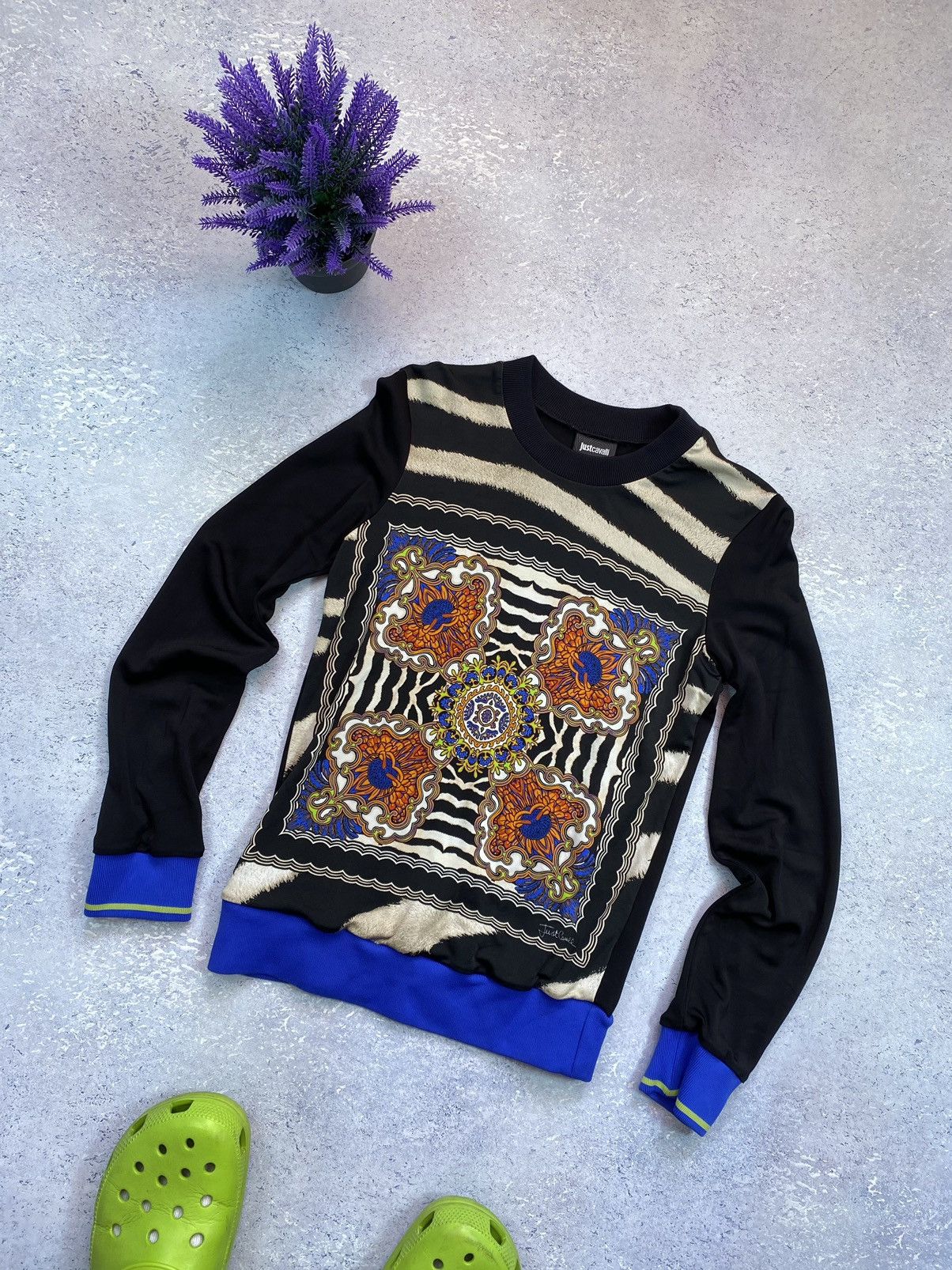 Just Cavalli Just Cavalli Women’s Sweatshirt Made in Italy Size S / US 4 / IT 40 - 1 Thumbnail
