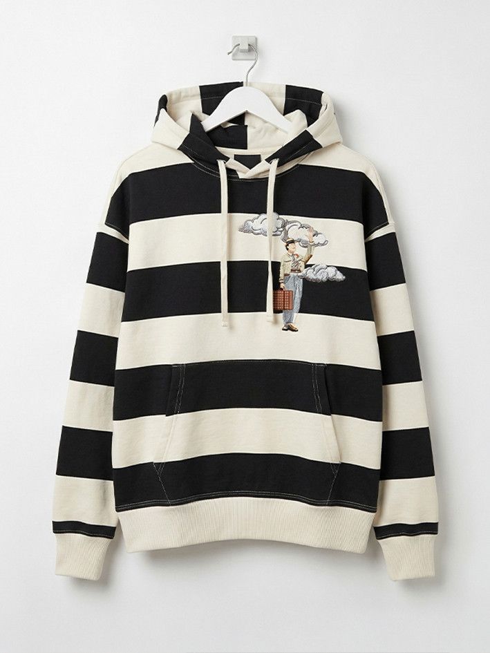 Derschutze Men's striped Derschutze hoodie in size M Size US M / EU 48-50 / 2 - 1 Thumbnail