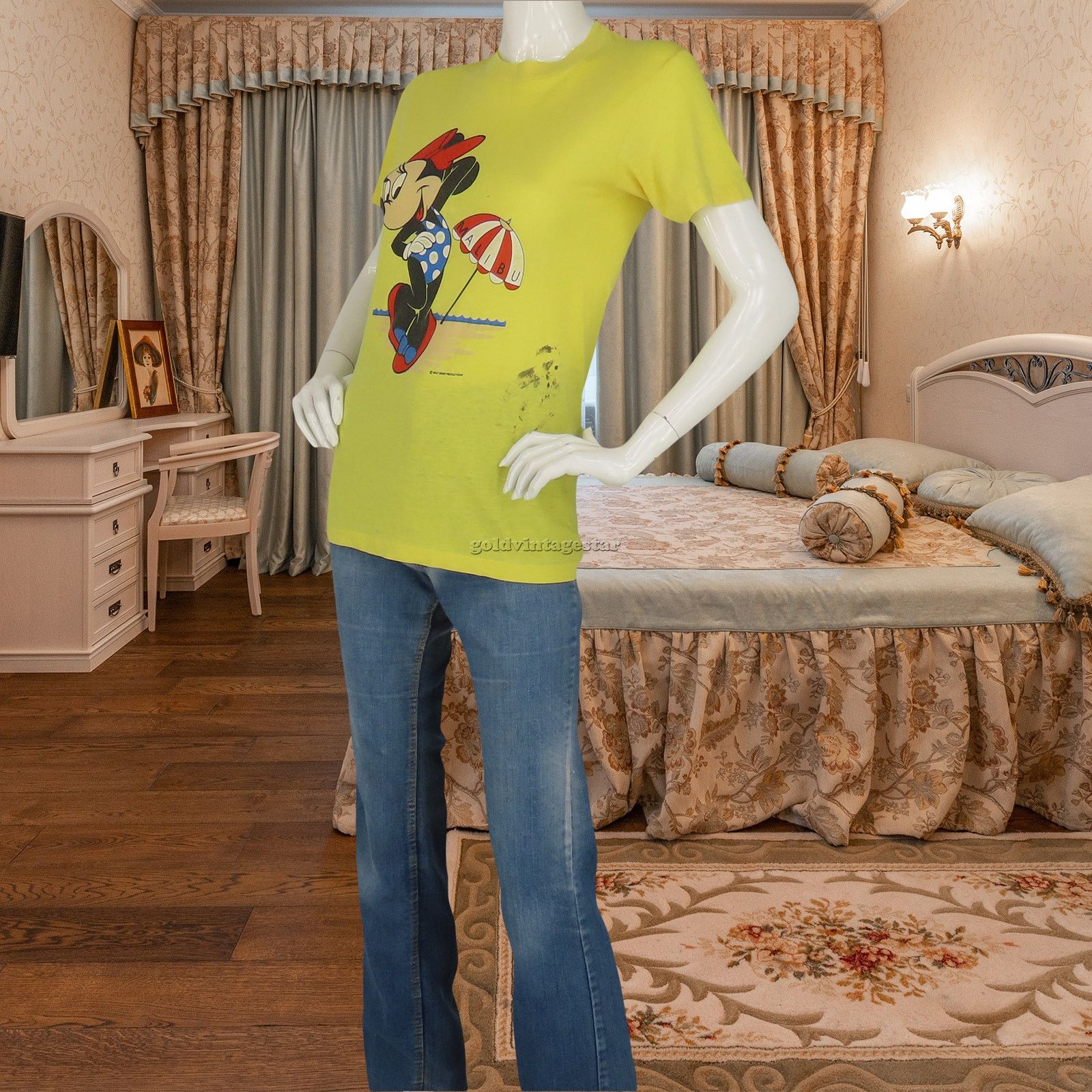 Other 80s Womens Vintage Disney Minnie Mouse Swimsuit Tee XS Size XS / US 0-2 / IT 36-38 - 13 Thumbnail
