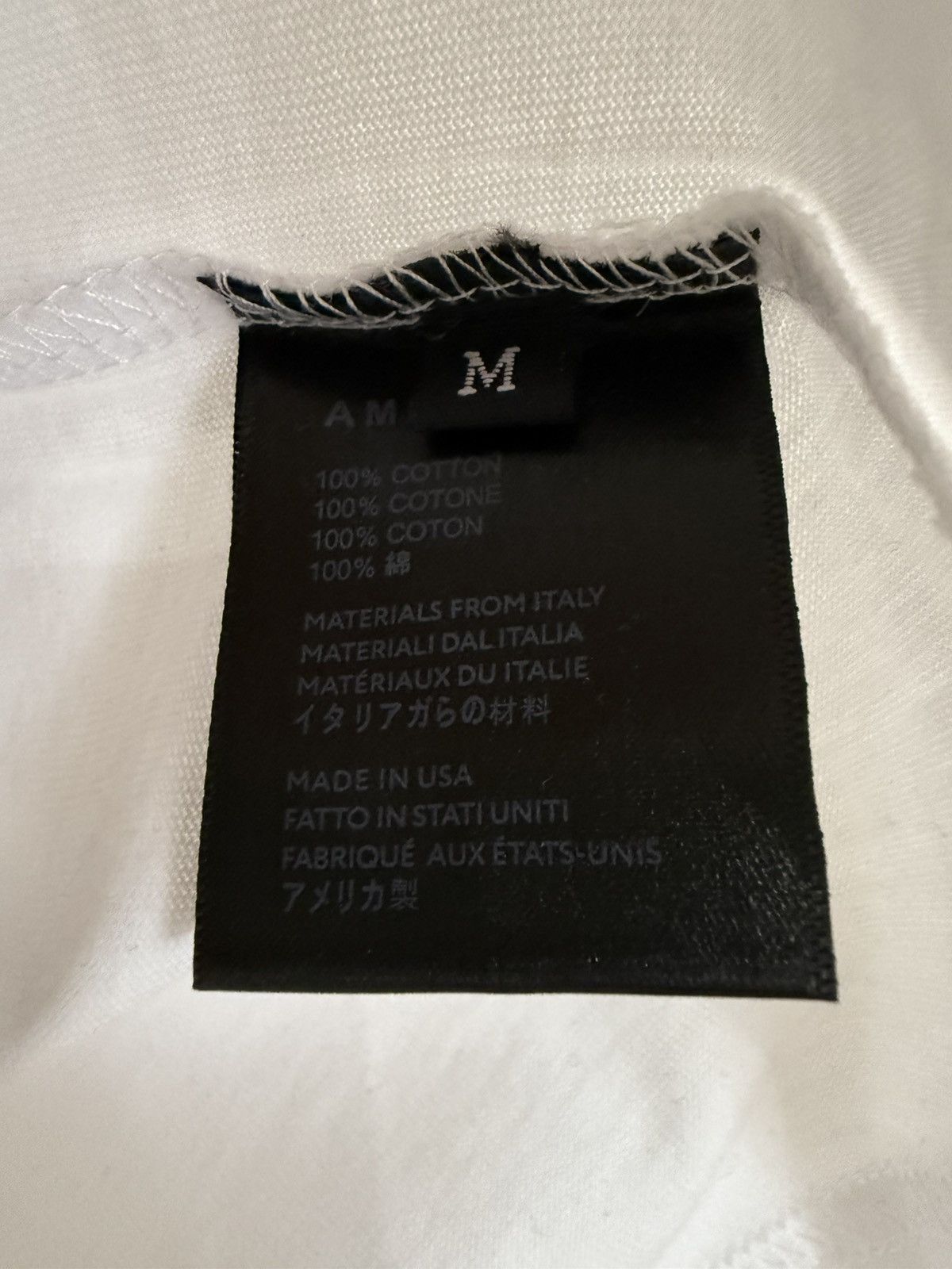 Amiri Amiri Paint Drip Logo Crewneck T-Shirt Size US M / EU 48-50 / 2 - 7 Thumbnail
