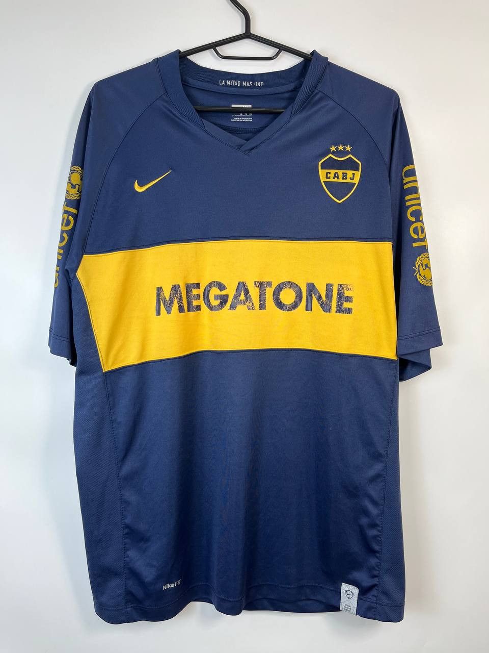 BOCA JUNIORS 2007 2008 HOME NIKE MEGATONE JERSEY SIZE XL
