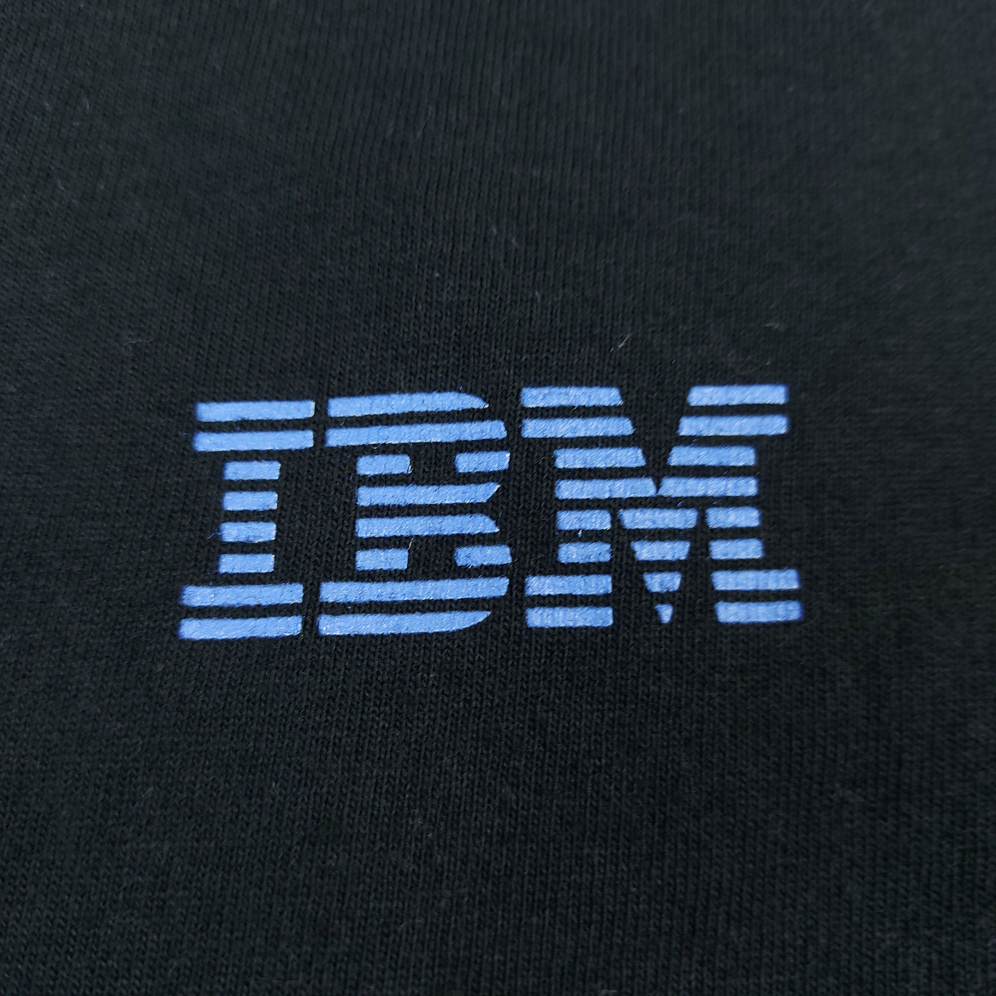 Microsoft Vintage 90s IBM Life Sciences Computer Tech Official TEE Size US L / EU 52-54 / 3 - 4 Thumbnail