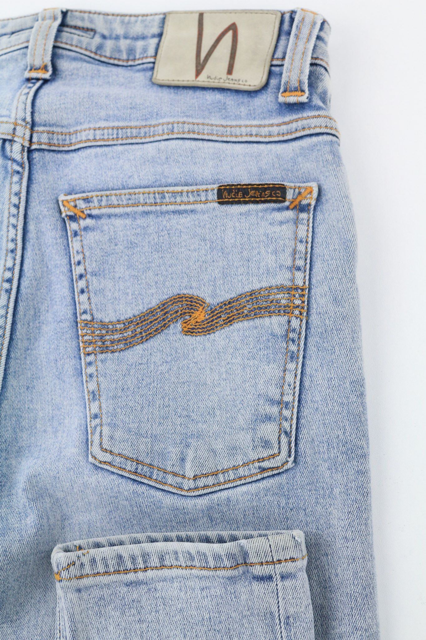 Nudie Jeans NORA-JOHN W28/L32 Vari Lavaggi Blue Denim Jeans 80468 Size US 28 / EU 44 - 5 Thumbnail