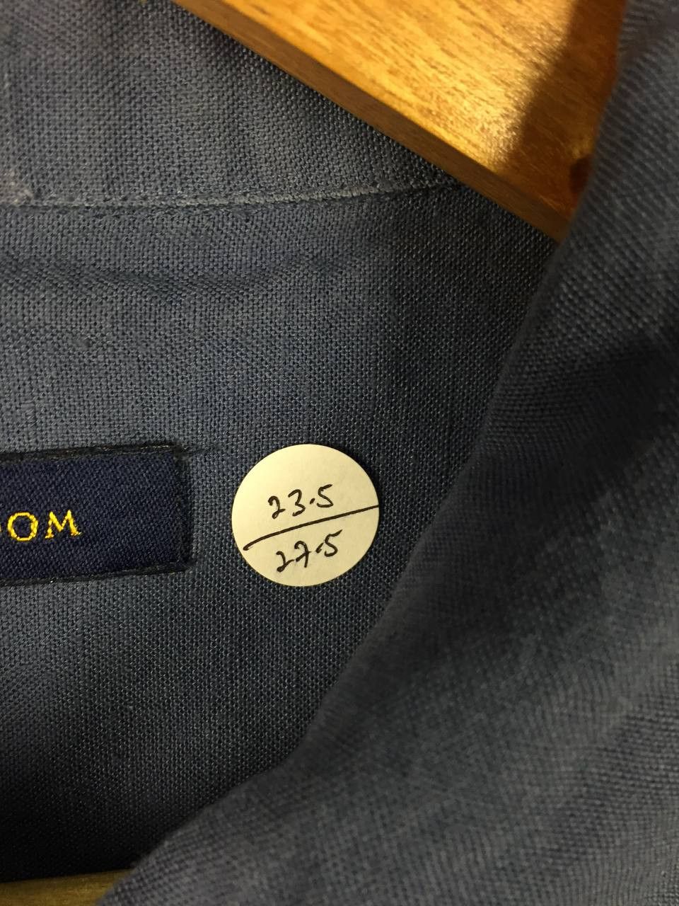 Club Room Club Room Medium Blue Linen Rayon Blend Camp Shirt Size US M / EU 48-50 / 2 - 12 Thumbnail