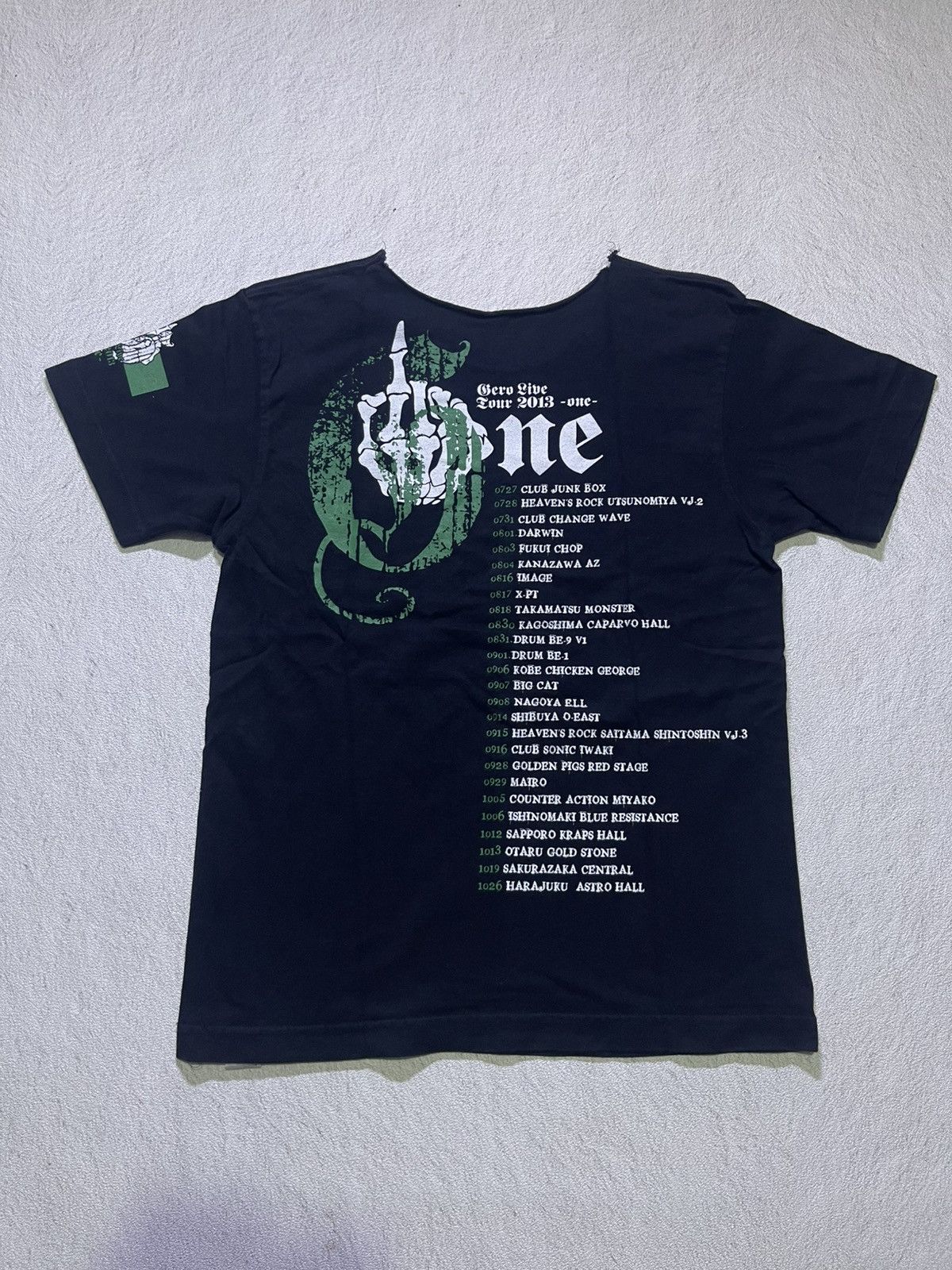 Hysteric Glamour VINTAGE Y2K GEROLIVE TOUR short sleeve tshirt Size US M / EU 48-50 / 2 - 4 Thumbnail