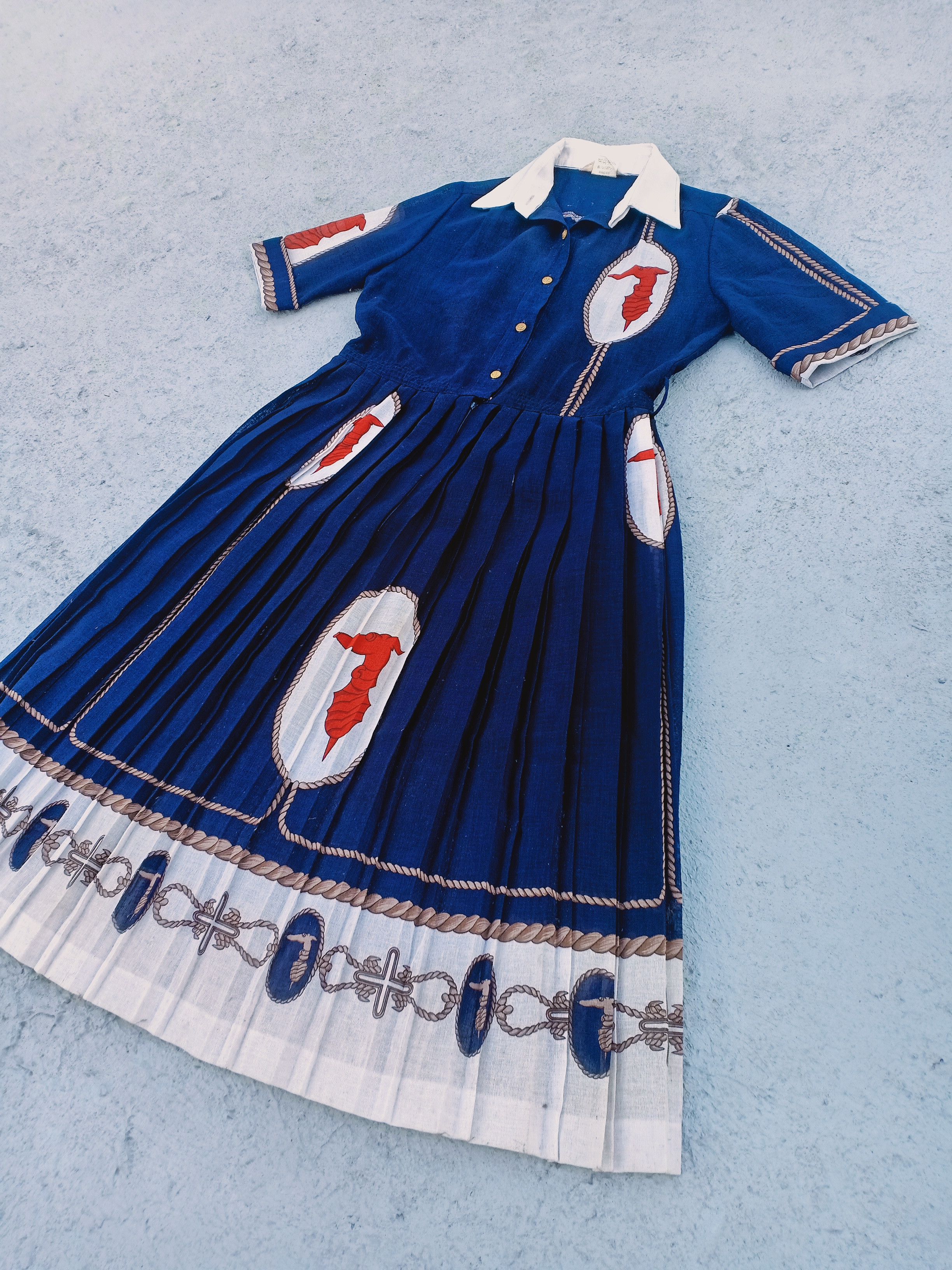 Designer × Trussardi × Vintage Trussardi logo dress Size S / US 4 / IT 40 - 2 Thumbnail