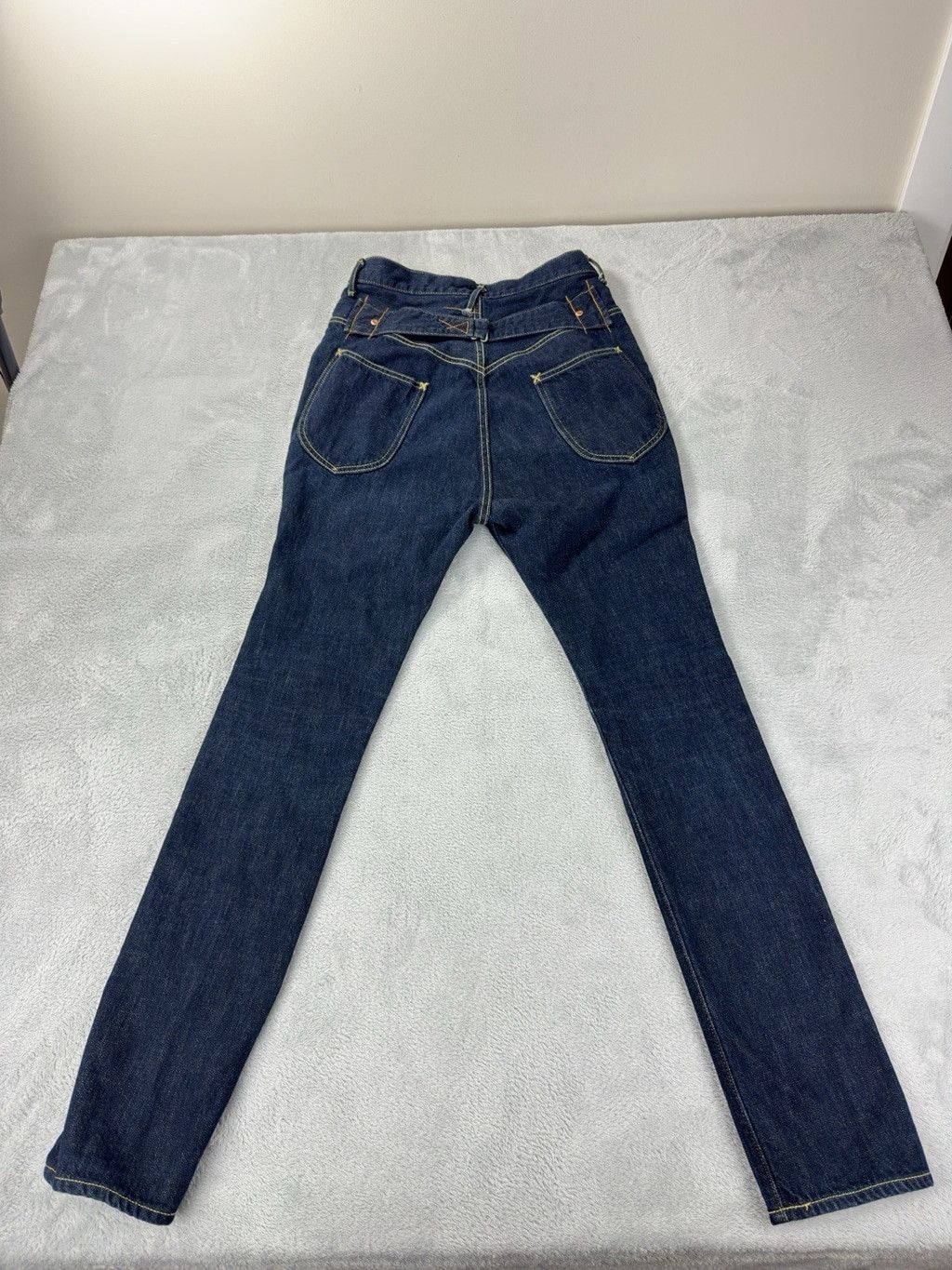Kapital Kapital Men's Sz 0/XS Zipper Fly Skinny Sarouel Indigo Blue Size US 28 / EU 44 - 3 Thumbnail