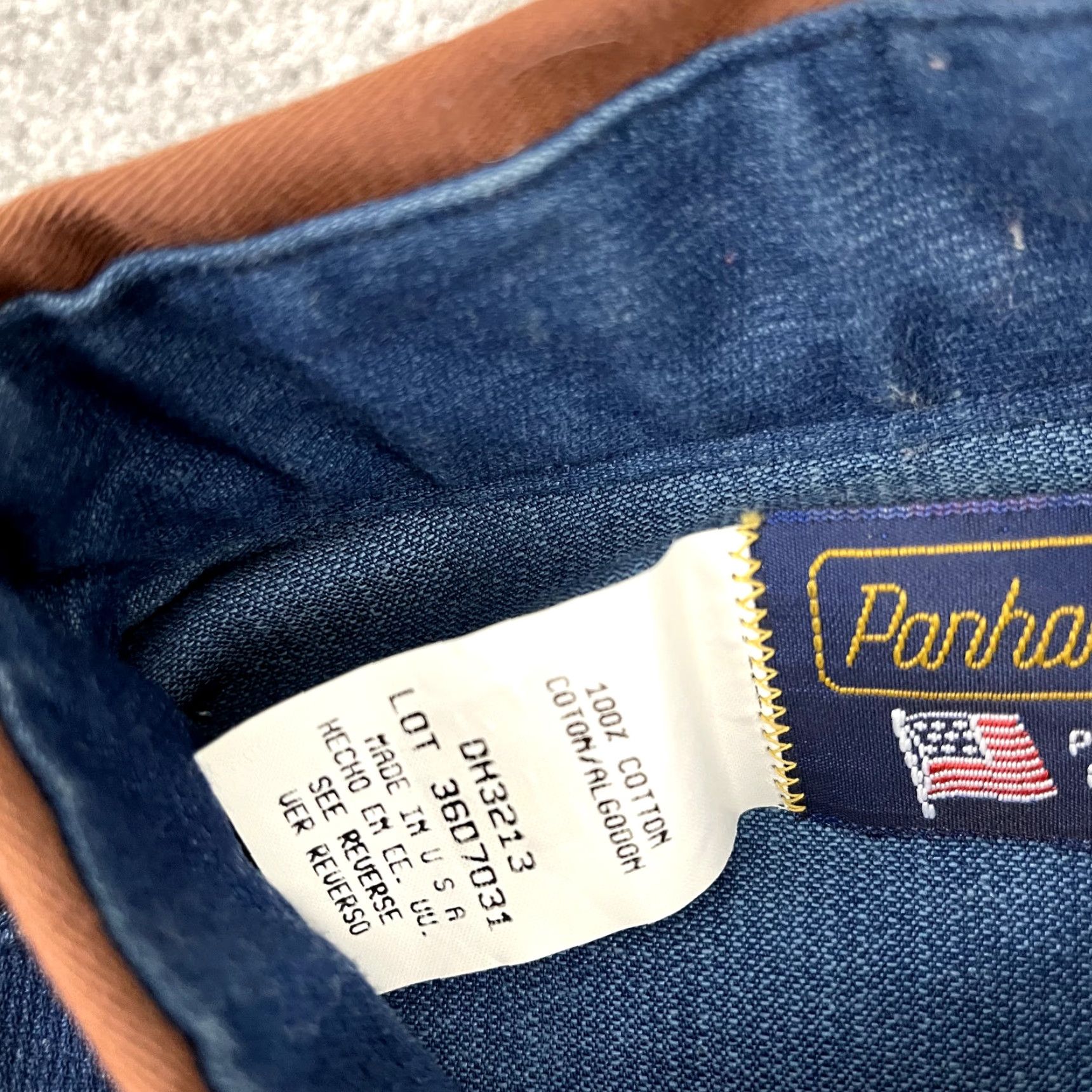 Vintage VINTAGE Panhandle Slim Button-Up Shirt Mens Large 16.5 Blue Solid Western Rodeo USA Size US L / EU 52-54 / 3 - 3 Thumbnail
