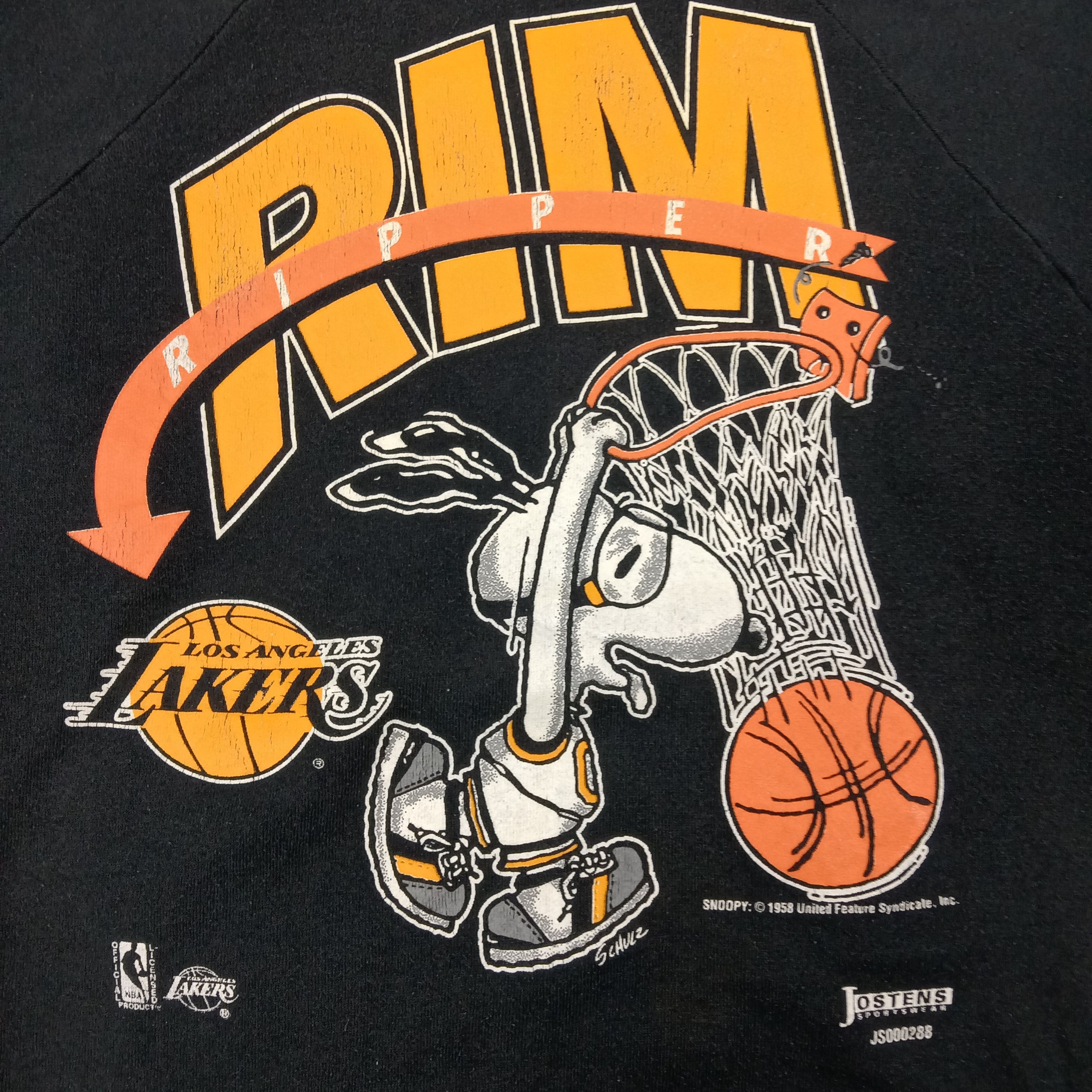 NBA 1958 Lakers x Snoopy Basketball Team Sweatshirt C263N15 Size US L / EU 52-54 / 3 - 2 Thumbnail