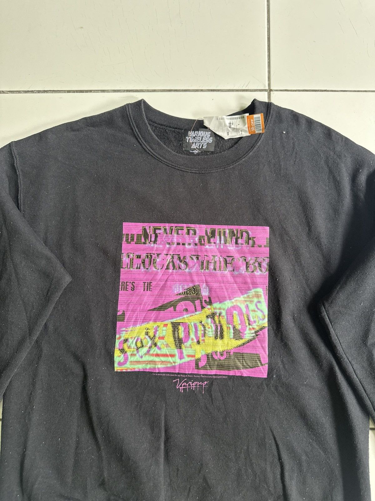 Other Sex pistols Various timeless Arts black Crewneck Size US M / EU 48-50 / 2 - 4 Thumbnail