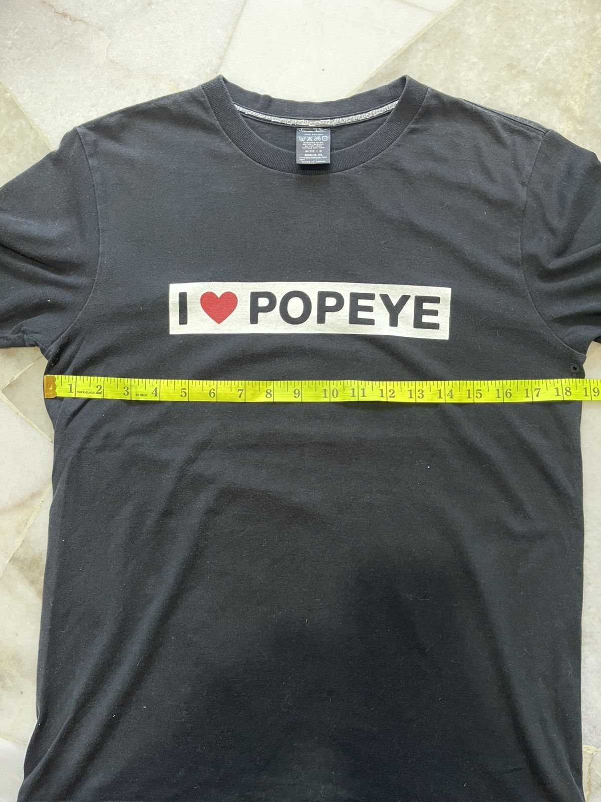 Number (N)ine Number Nine 'I Love Popeye' Tee #99 Size US S / EU 44-46 / 1 - 6 Thumbnail