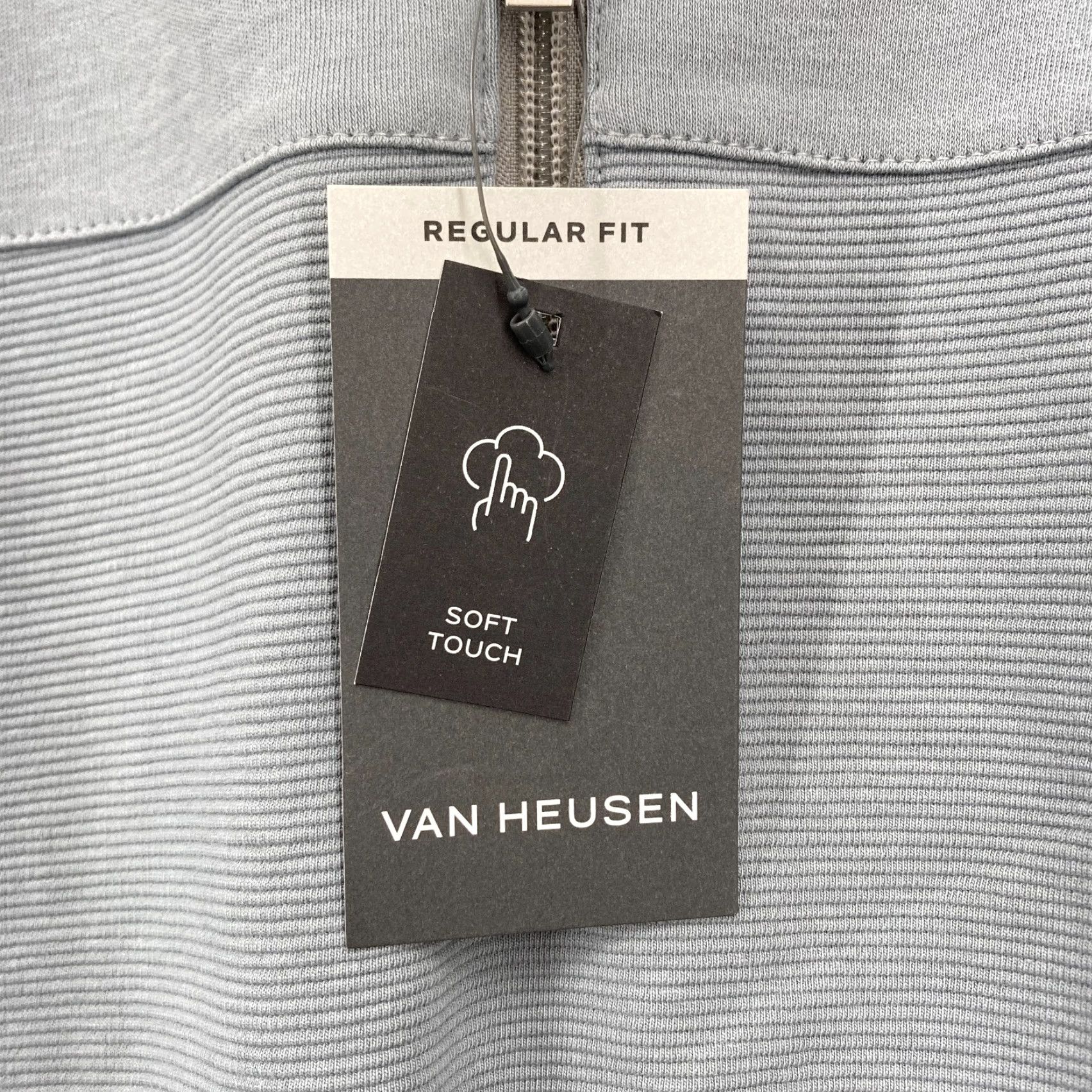 Van Heusen Van Heusen Soft Touch Pullover Sweatshirt Mens XL Gray Quarter Zip Preppy NWT Size US XL / EU 56 / 4 - 5 Thumbnail