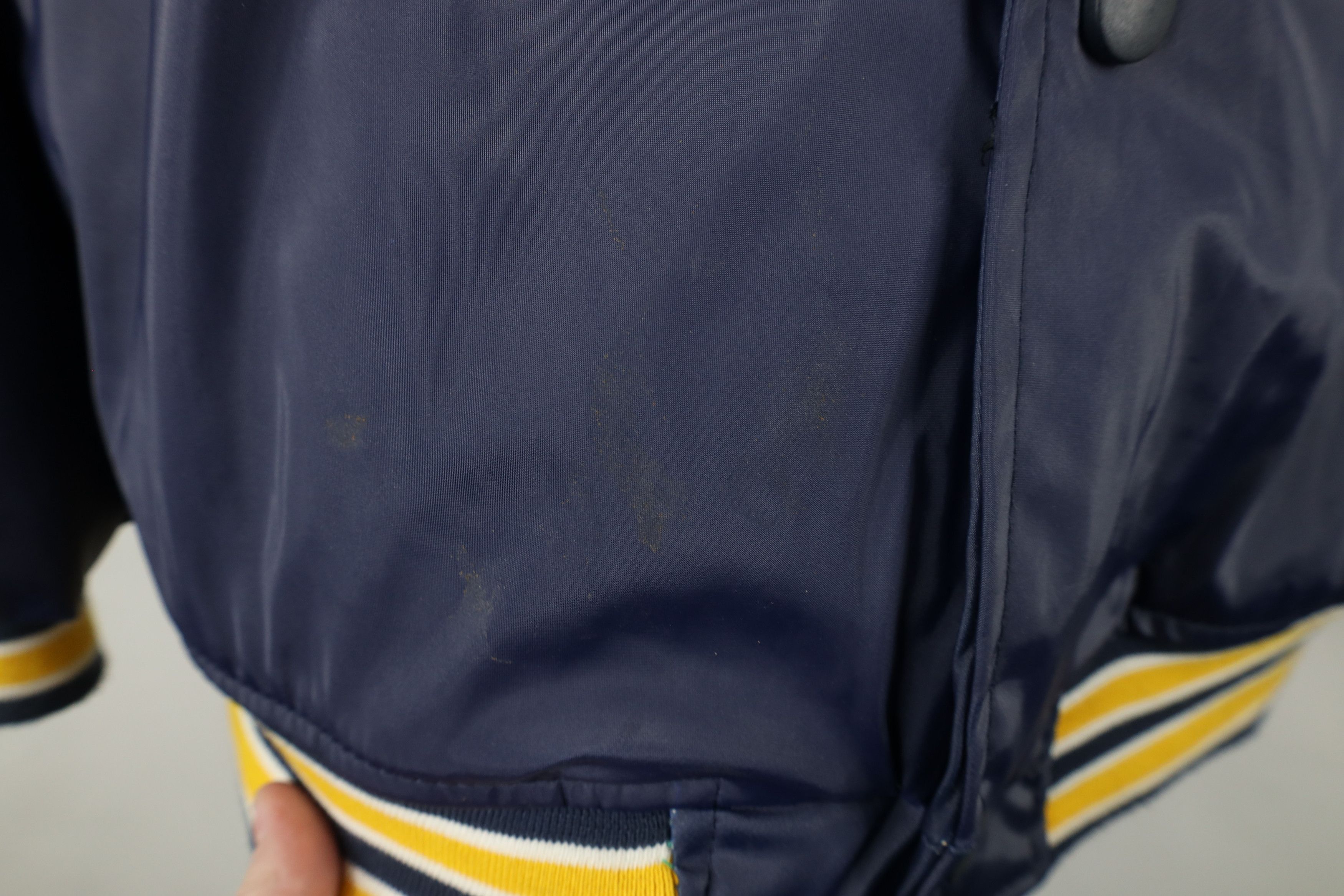 Vintage Vintage 90s University of Michigan Varsity Bomber Jacket Size US XXL / EU 58 / 5 - 5 Thumbnail