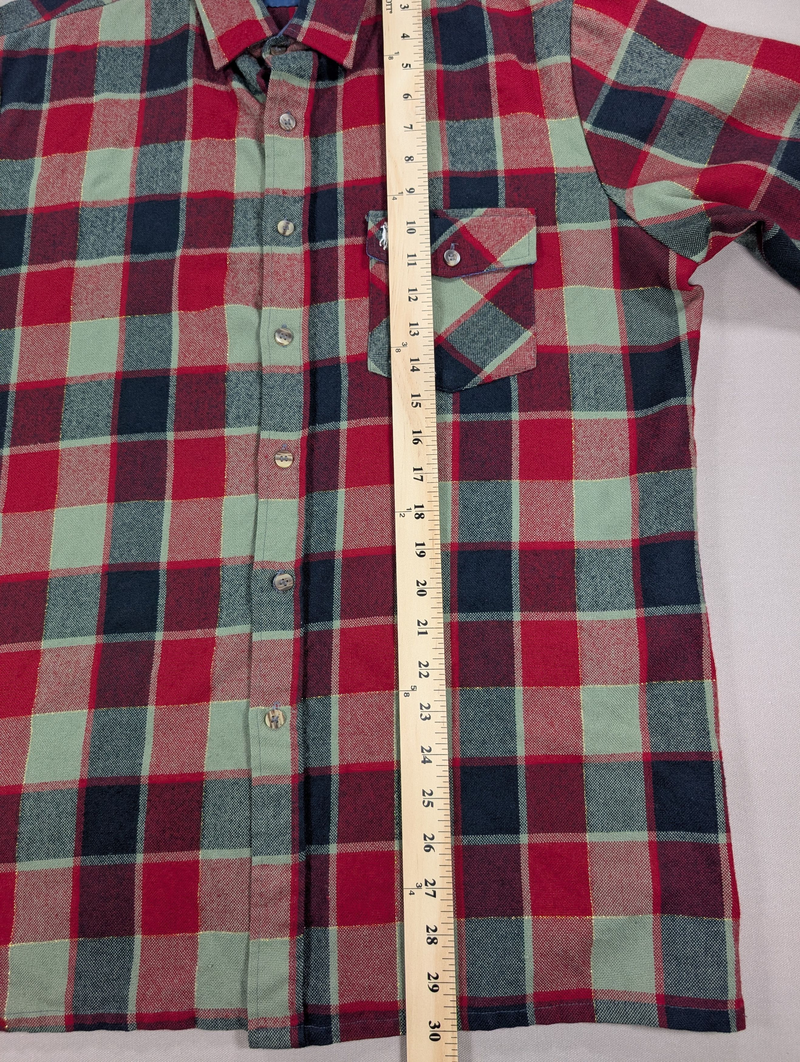 Ralph Lauren Rare Vintage Polo Ralph Lauren Shacket Wool Plaid Korea 80s Size US L / EU 52-54 / 3 - 10 Thumbnail