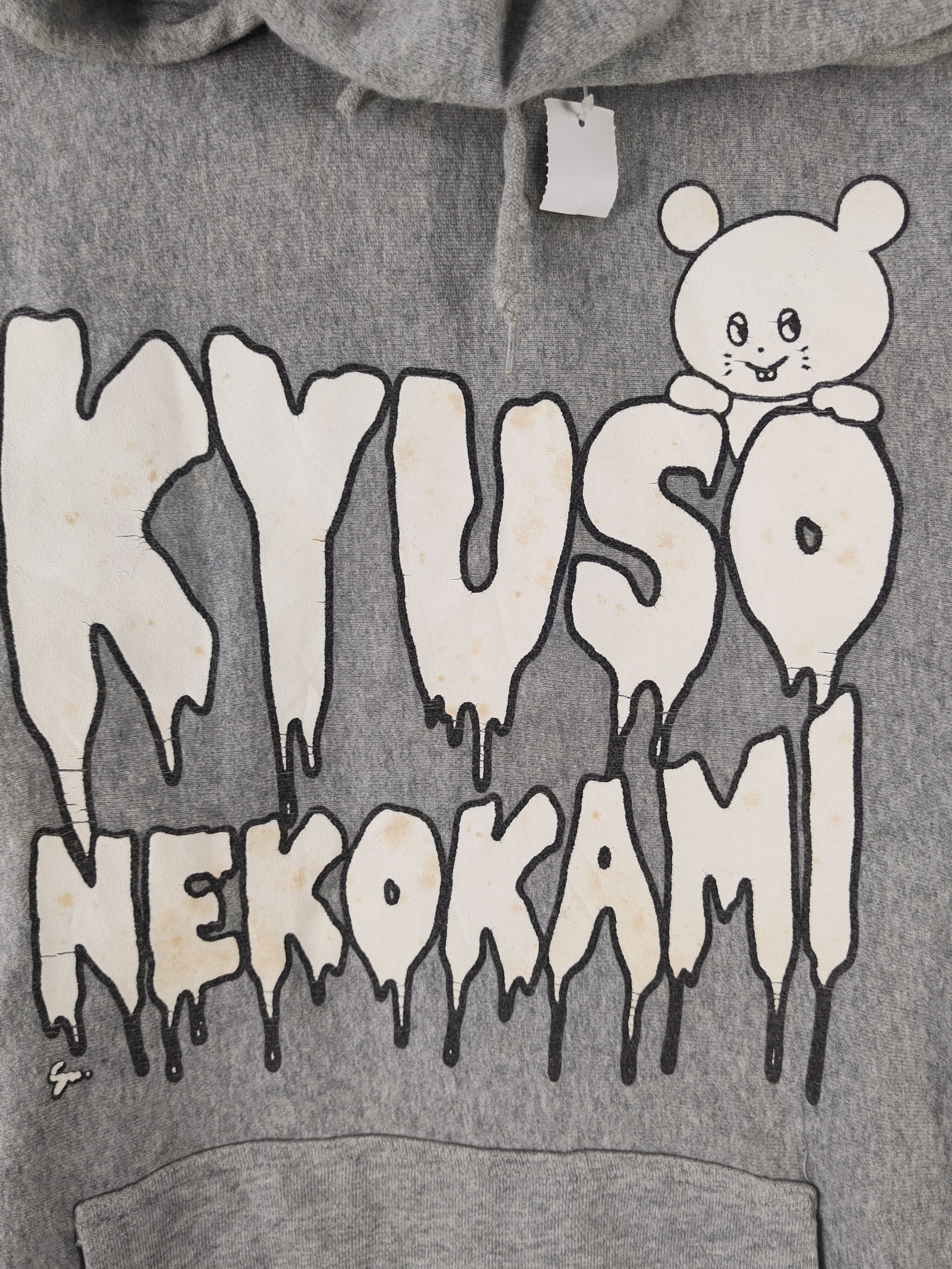 Anime DL KYUSO NEKOKAMI ANIMA Gray Hoodie Sweatshirts #2073 Size US XL / EU 56 / 4 - 3 Thumbnail